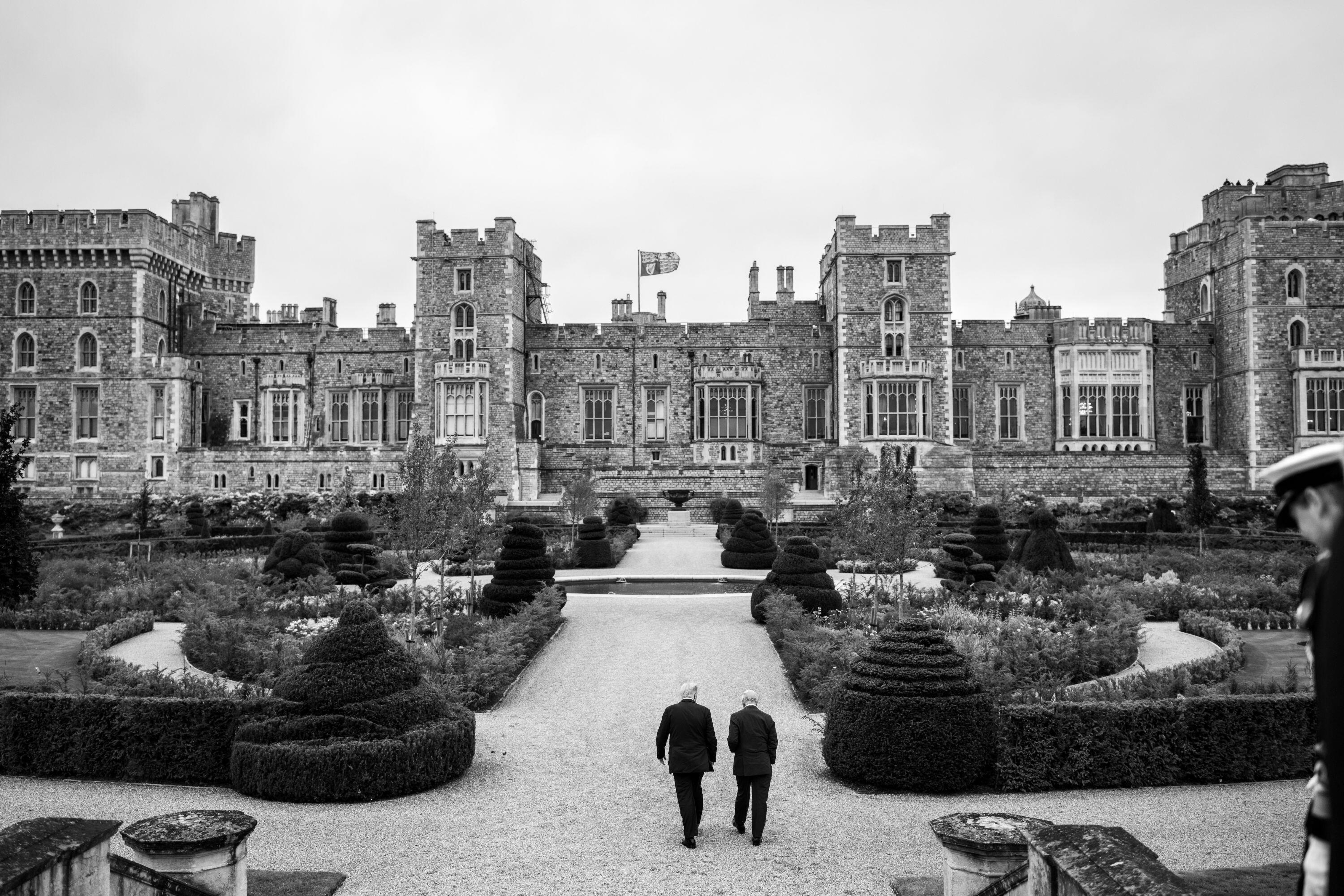 The King and Trump during the US state visits.