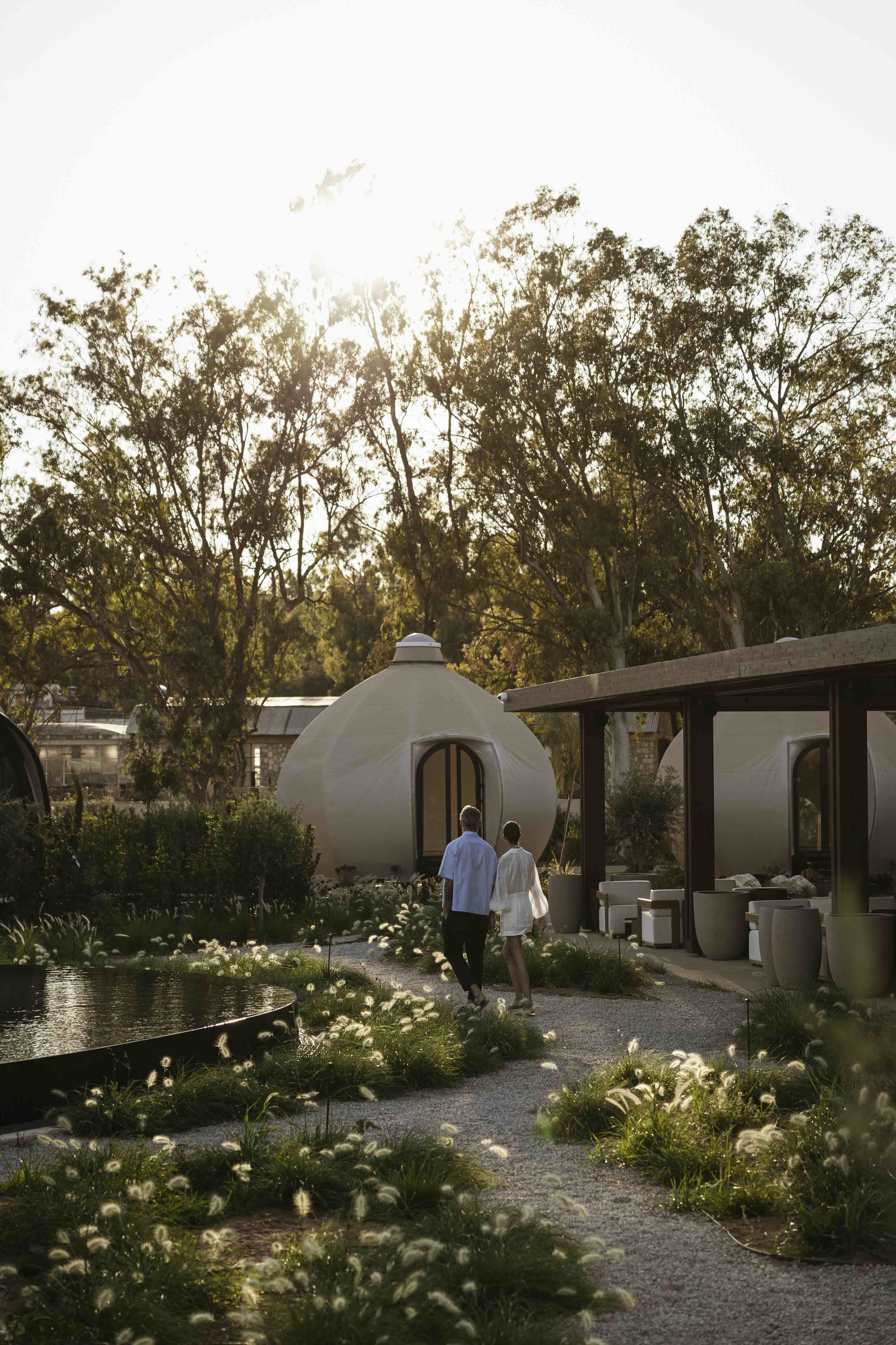 Inside the Domes Resort in Athens 