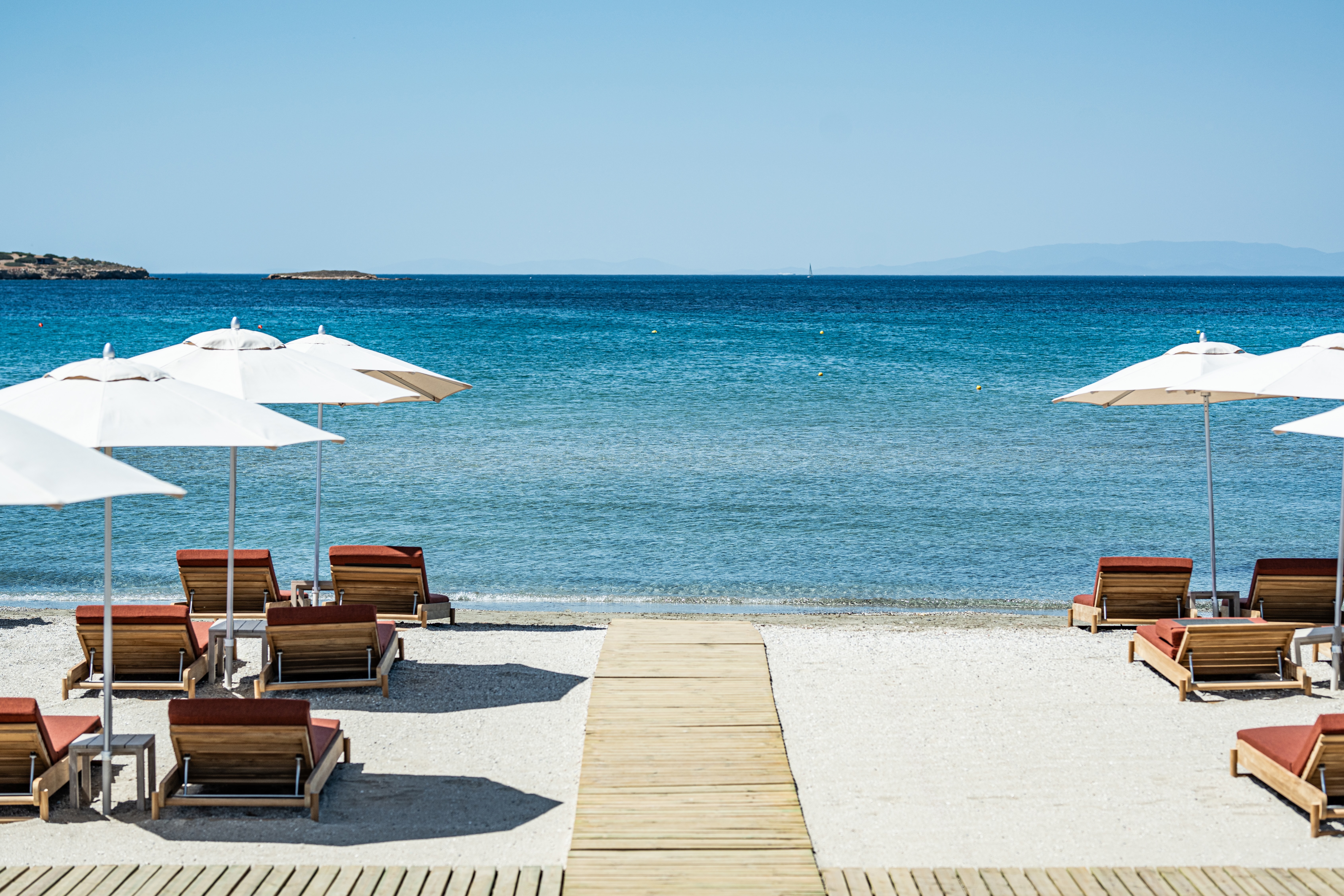 Domes Resort beachfront in Athens Riviera