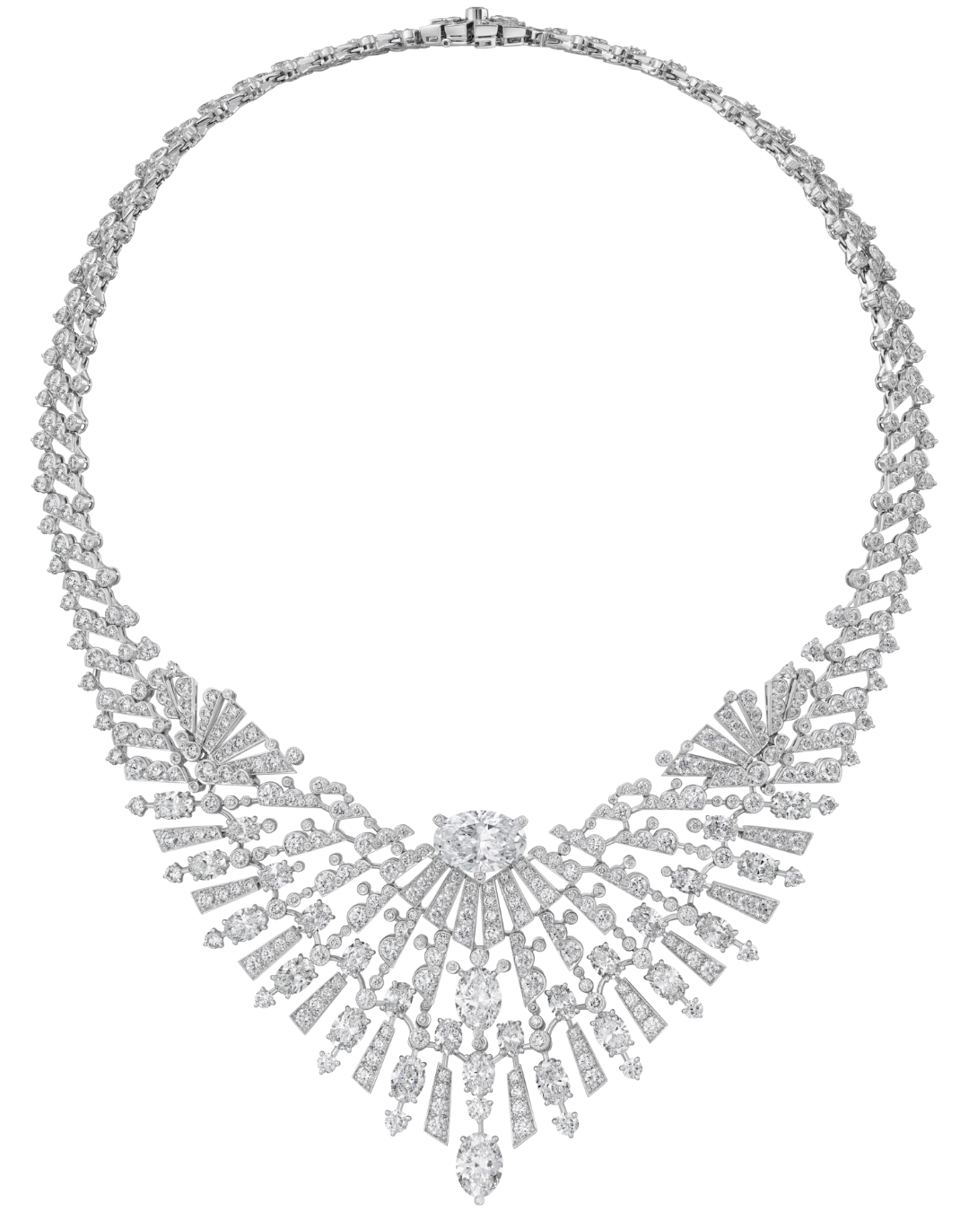 Cartier classic diamond jewellery necklace. 