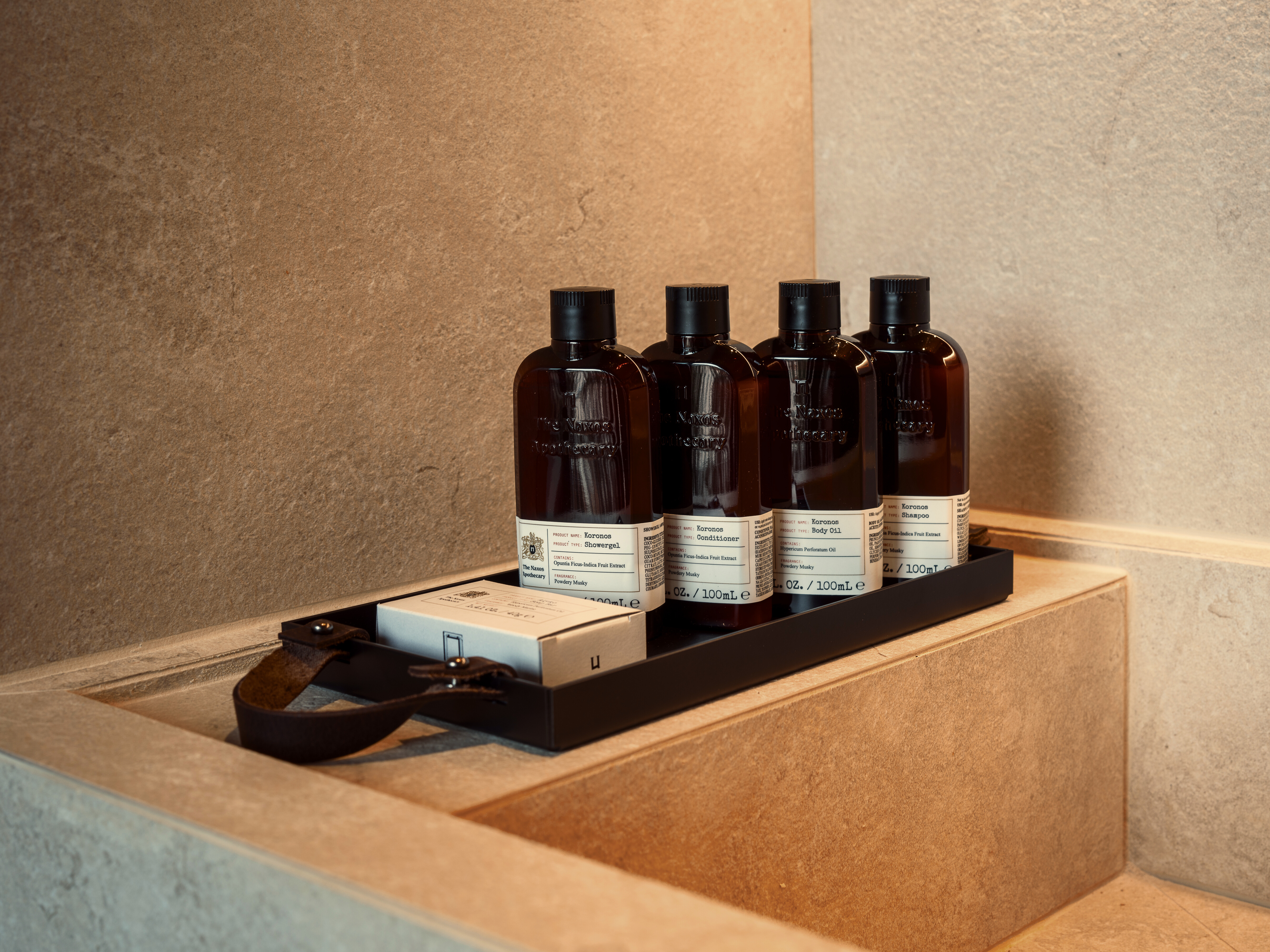 Bathroom amenities at the domes resort, Athens