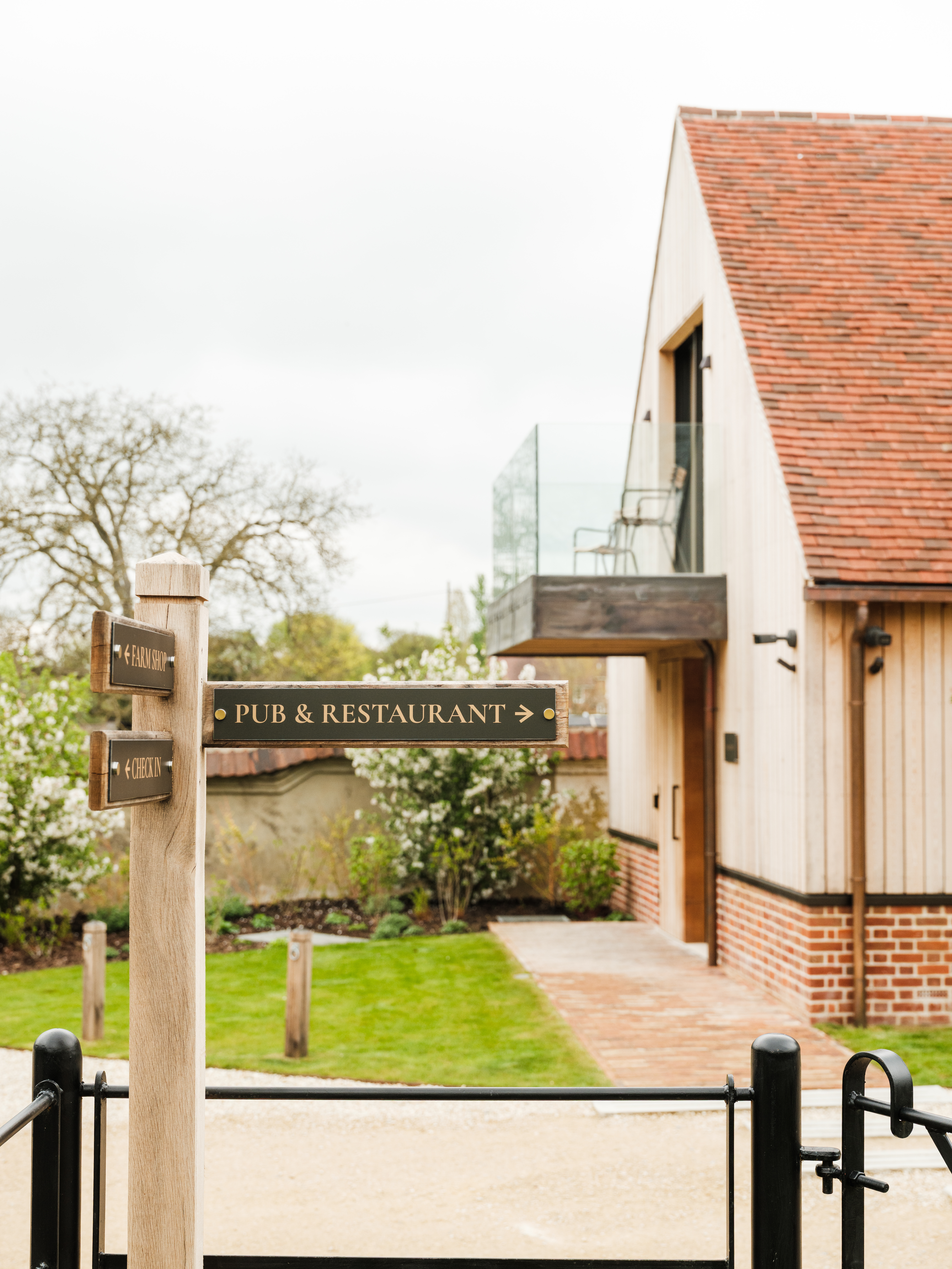 Signage at the Great Bustard.