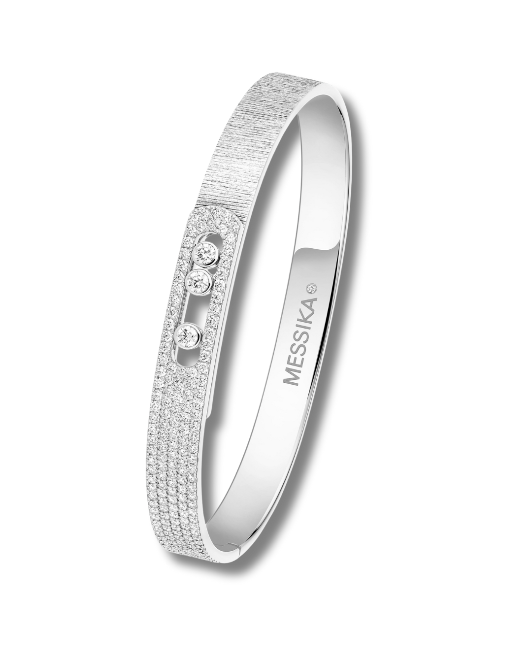 Messika classic diamond jewellery bangle.