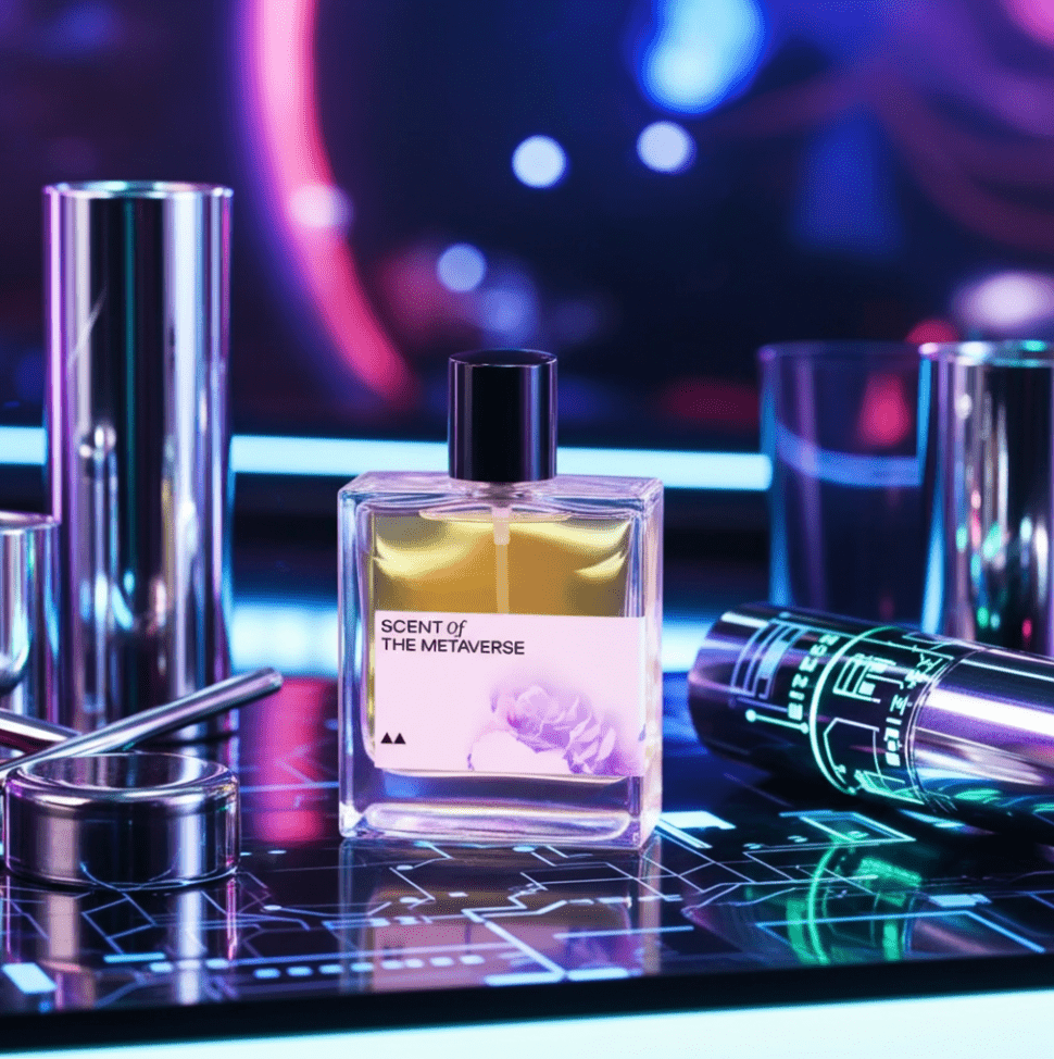 Scent of the Metaverse, metallic perfumes.