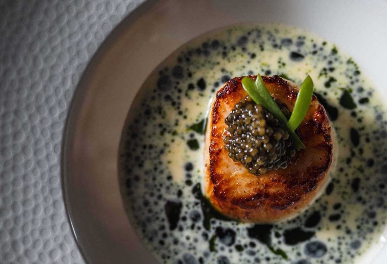 Curry at 1887, Michelin star restaurants with views. 