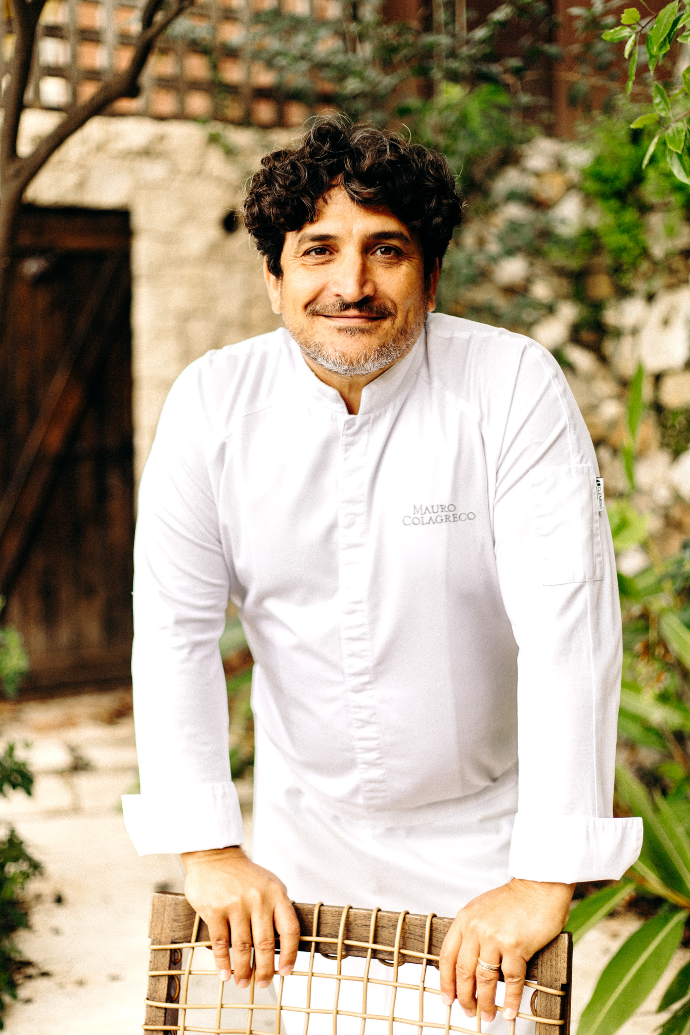 Chef Mauro Colagreco Raffles portrait. 