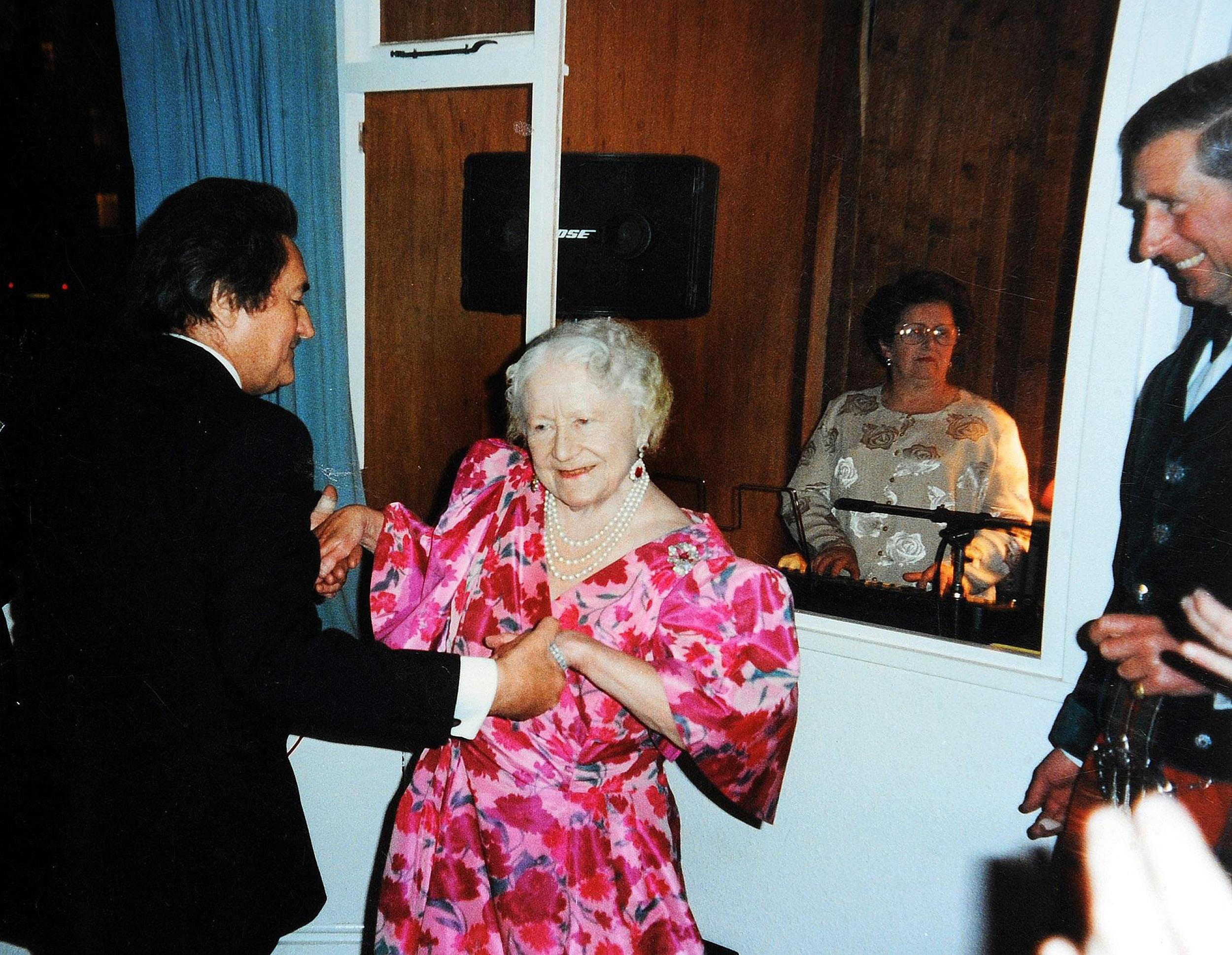 The Queen Mother, royal dance traditions. 