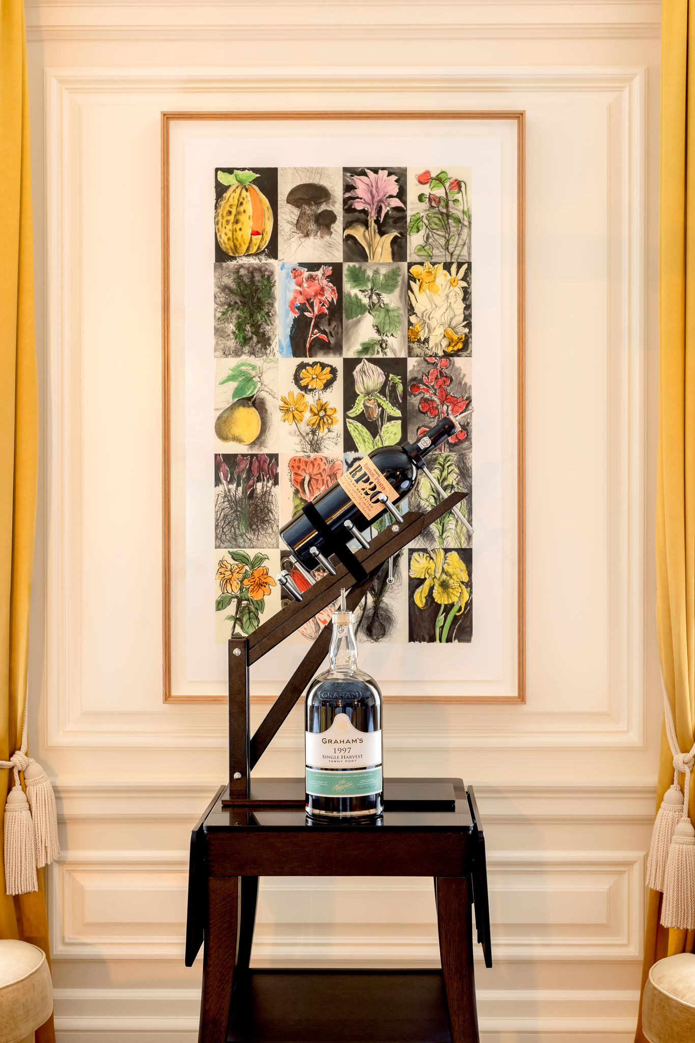 Drinks trolley, Mauro Colagreco Raffles. 