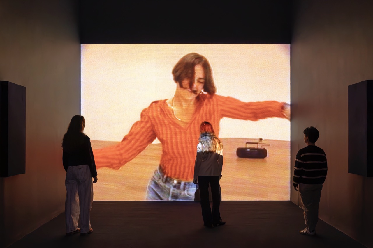 Tracey Emin paintings, video of Why I Never Became a Dancer. 