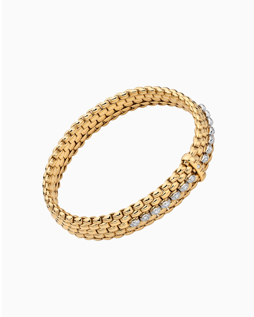 Mesh bracelet, gold prices. 