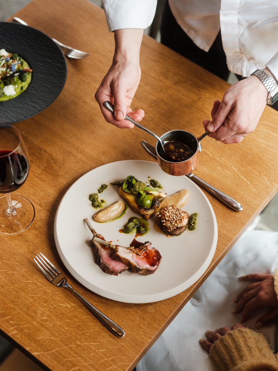 Dinner at The Great Bustard.