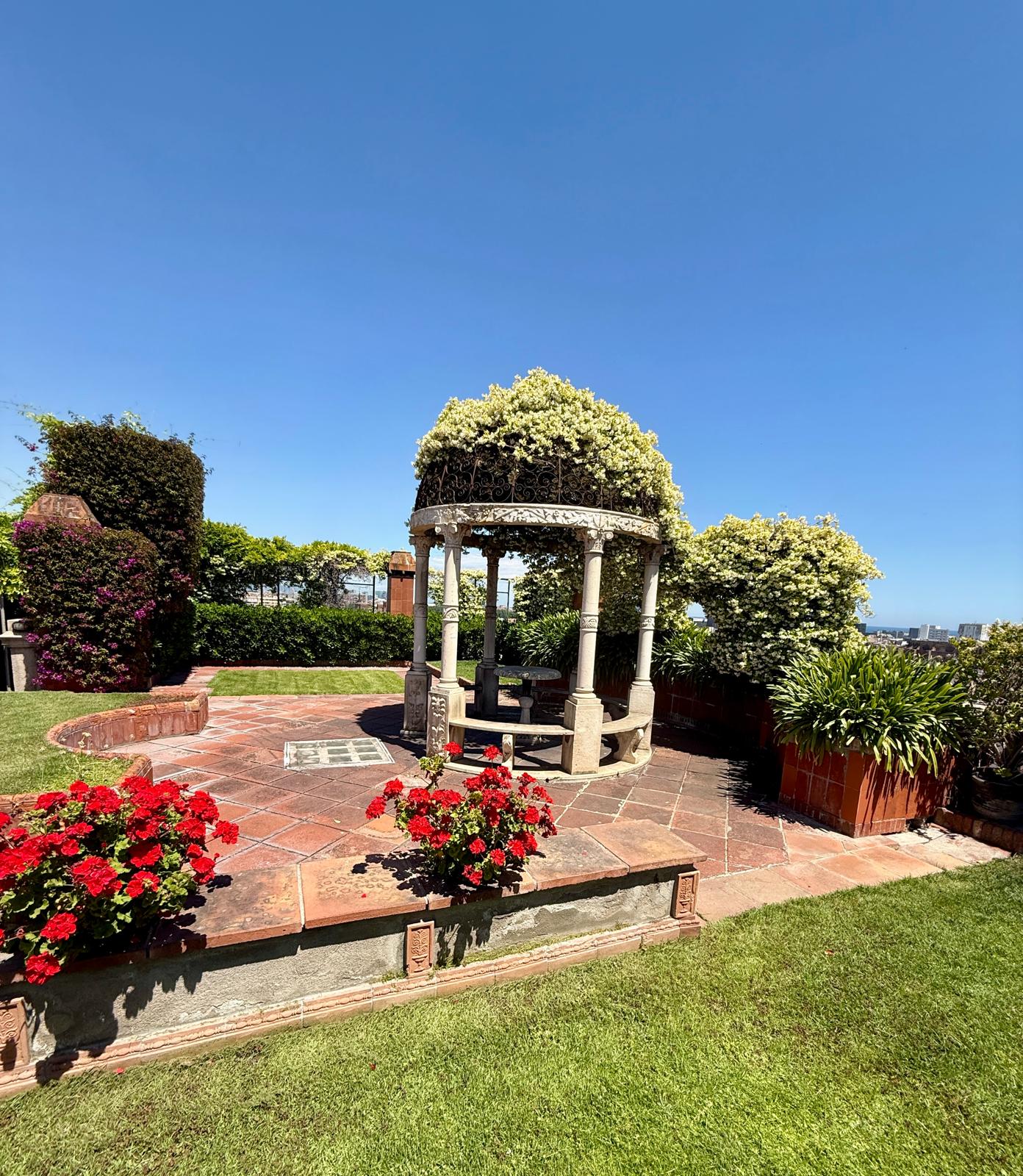 Rooftop gardens, Grand Hotel Central Barcelona.