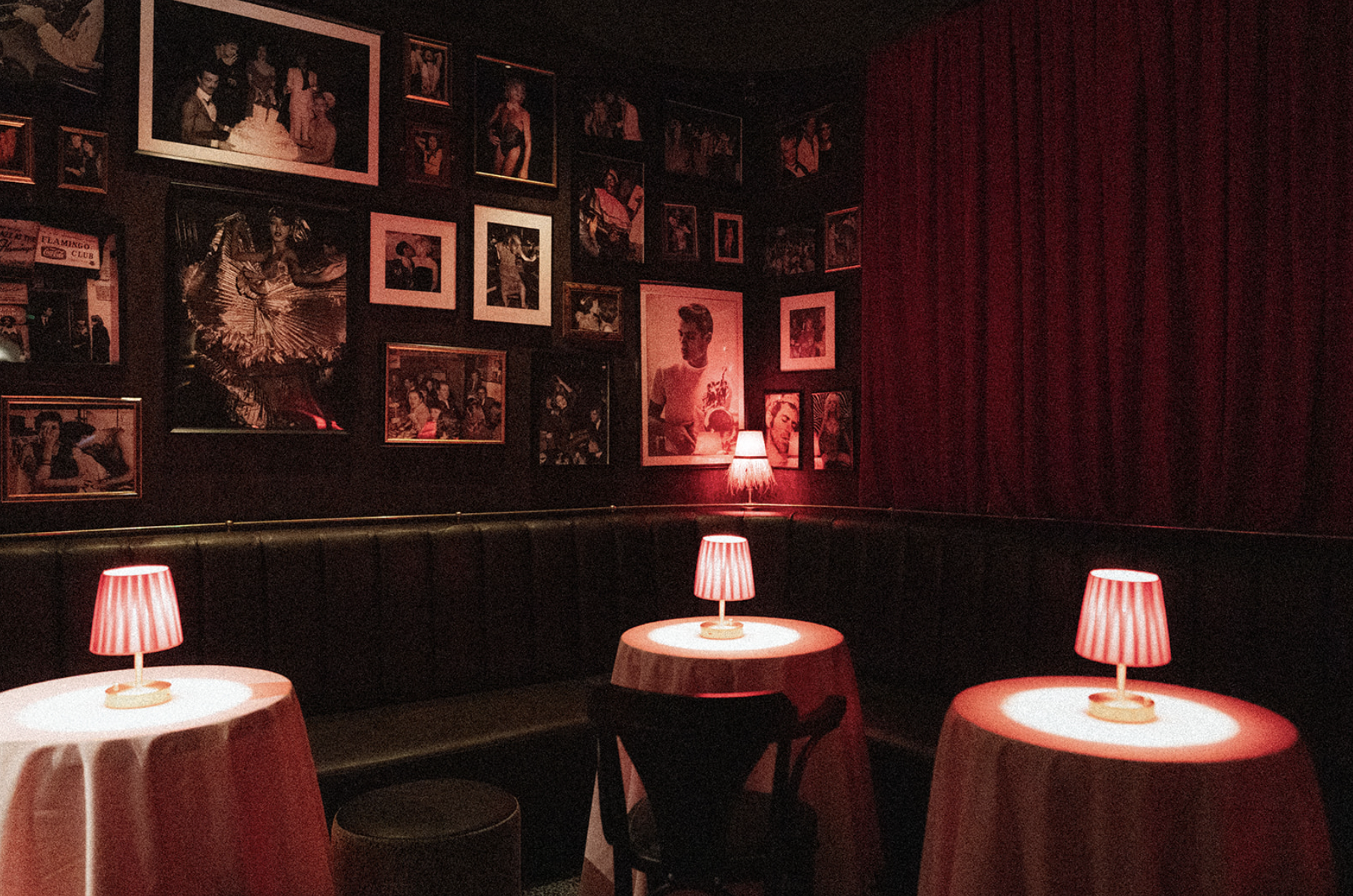 Best jazz clubs in London - The Flamingo Club interior.