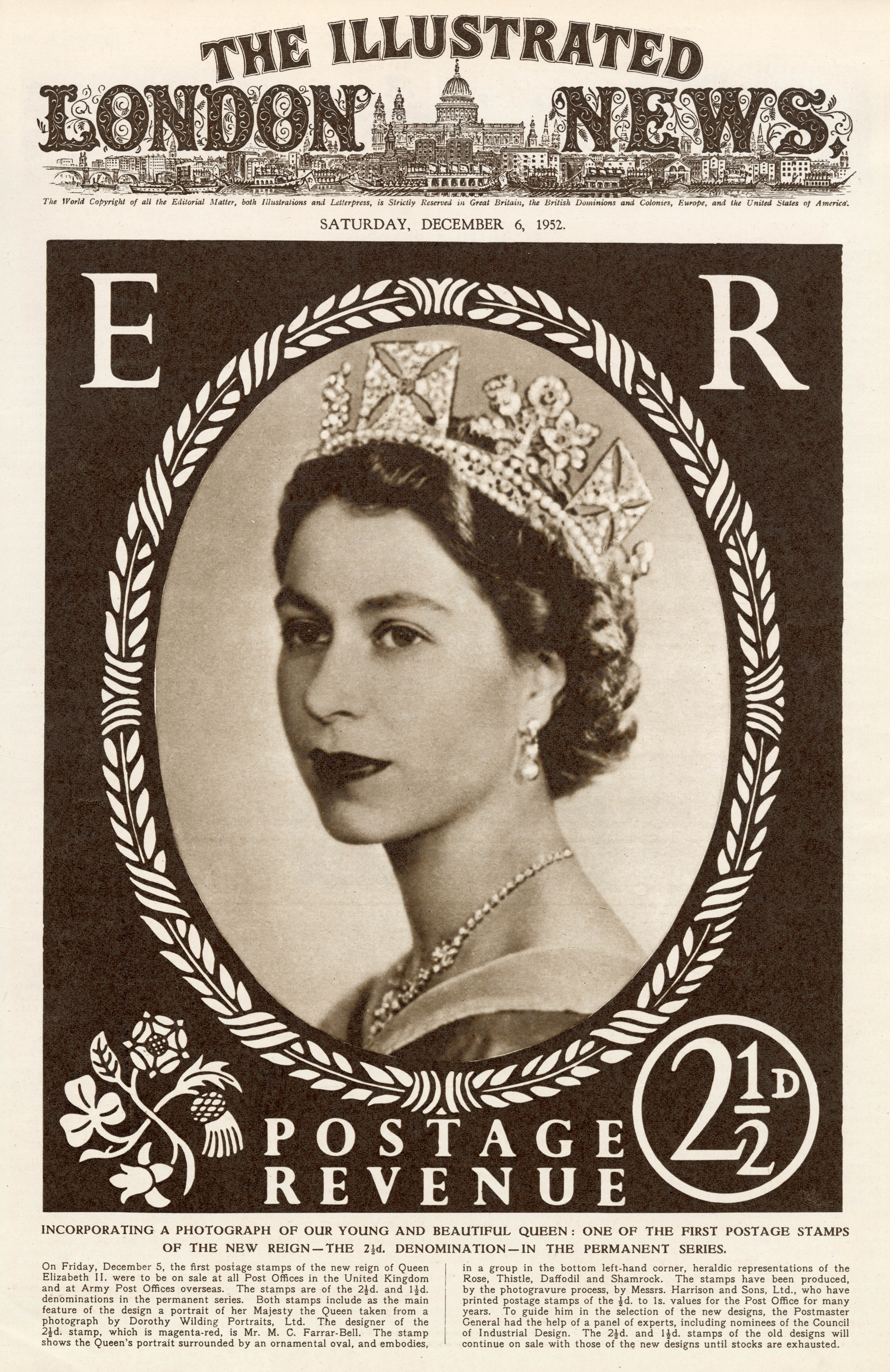 Illustrated London News, Queen Elizabeth birthday.