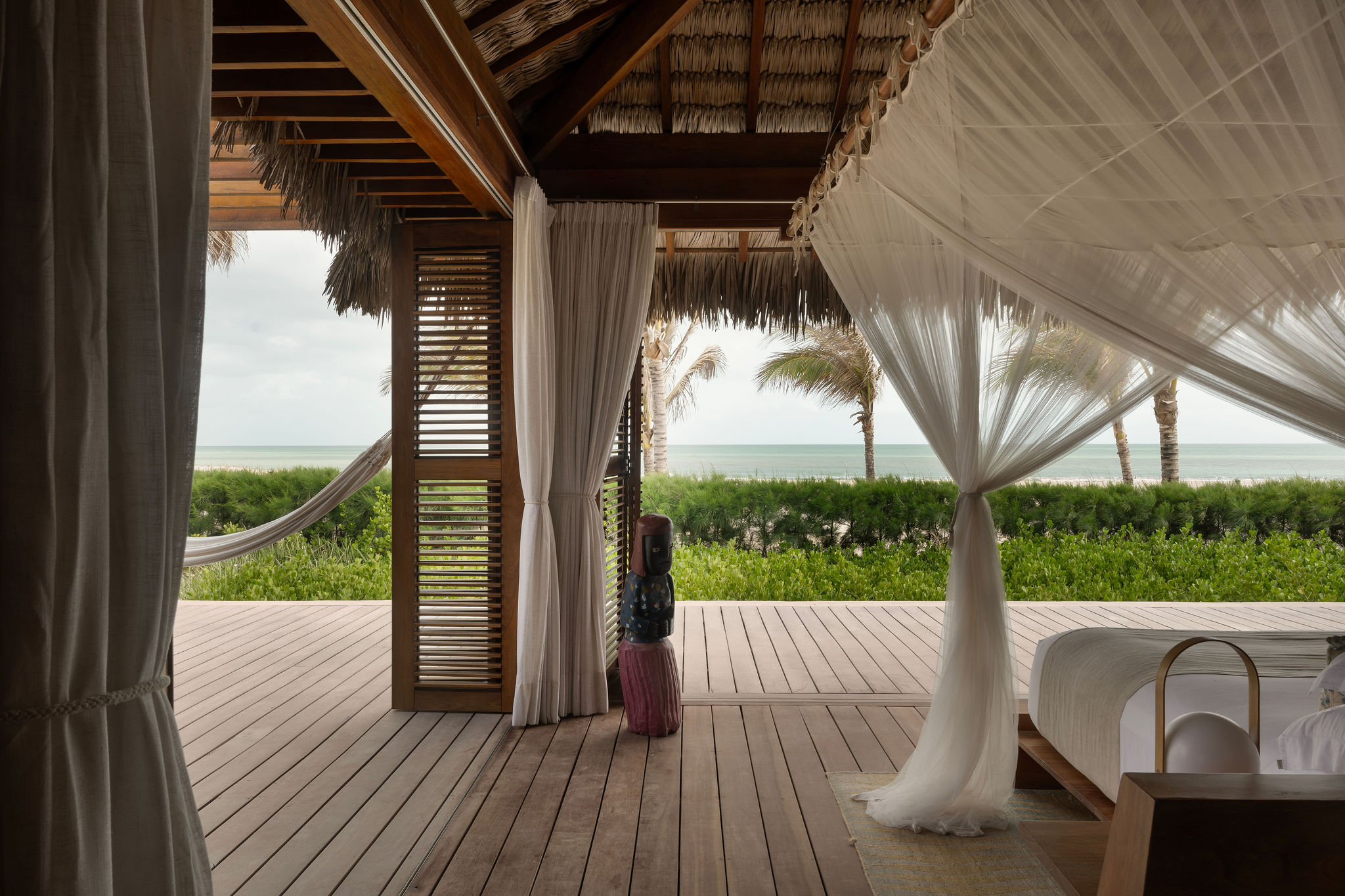Bedroom on the beach, best places to visit in Brazil.