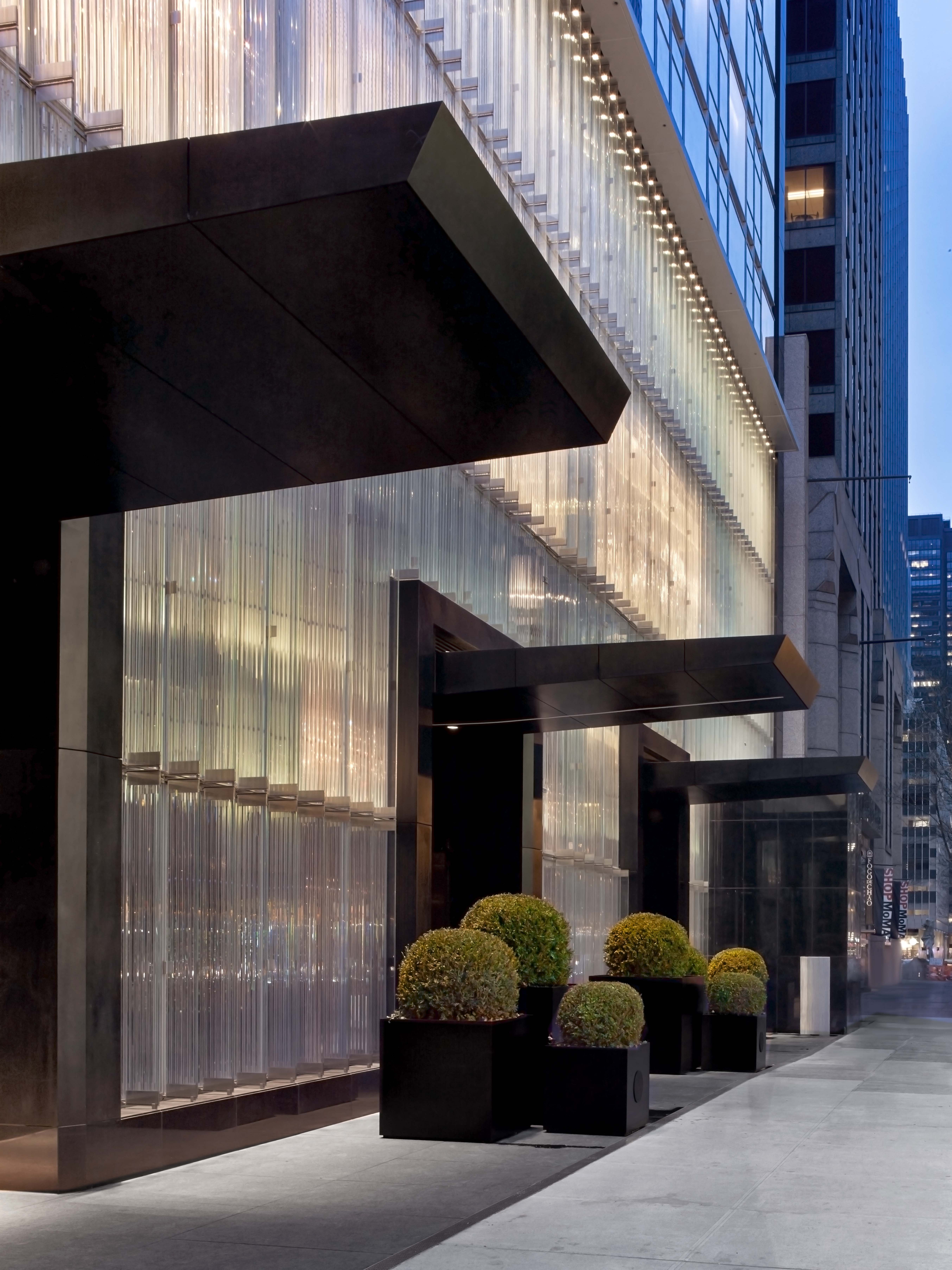 exterior of the Baccarat Hotel New York
