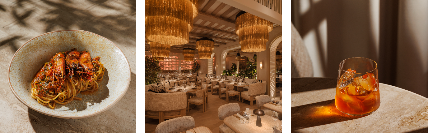 New restaurant openings in London feature fresh Mediterranean dishes. 