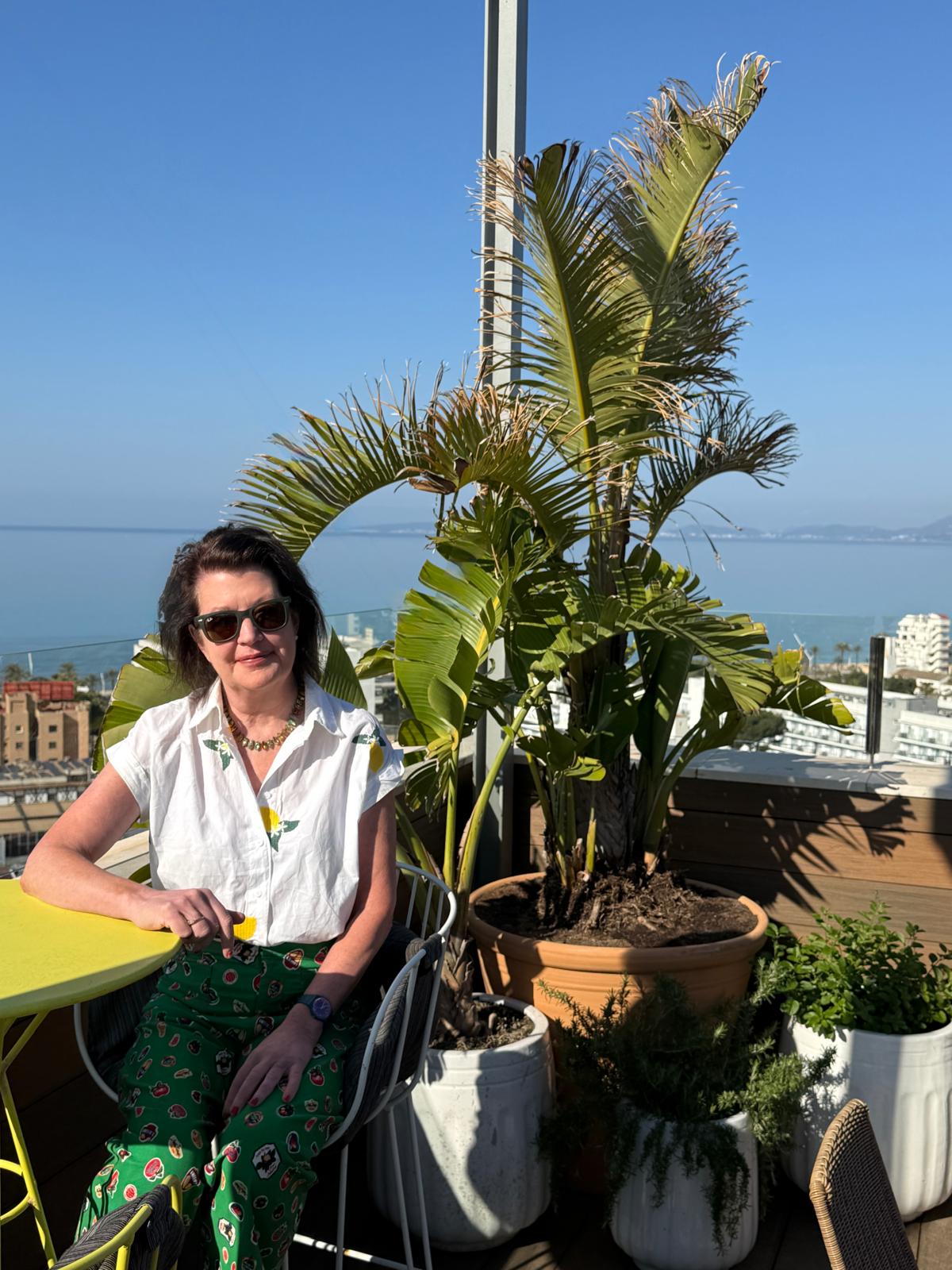 Roof terrace, Palma de Mallorca Hotels.