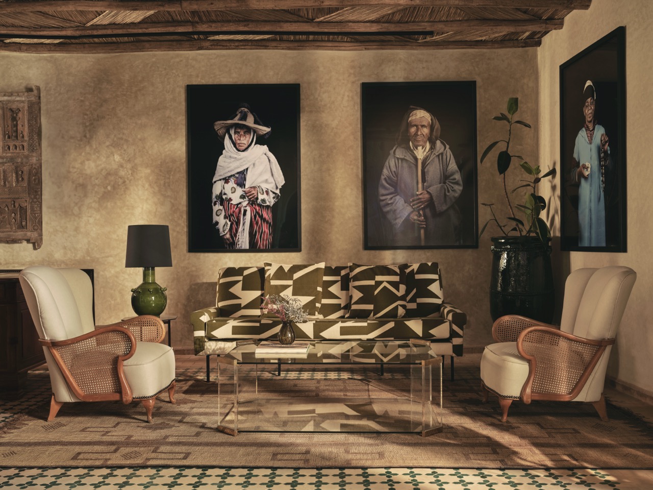 Reception, Hotel Marrakech. 