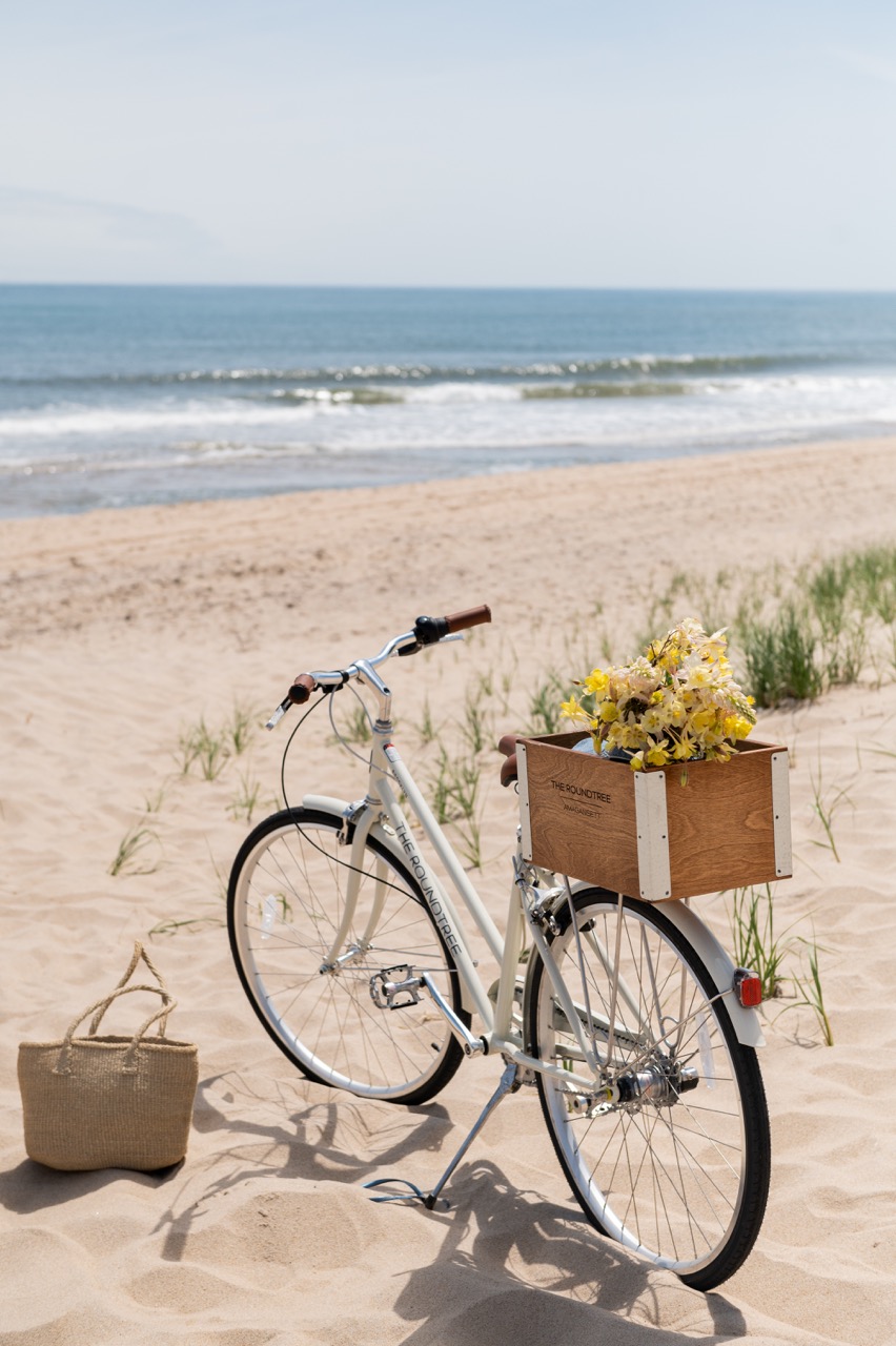 Bicycle at the beach in The Hamptons,