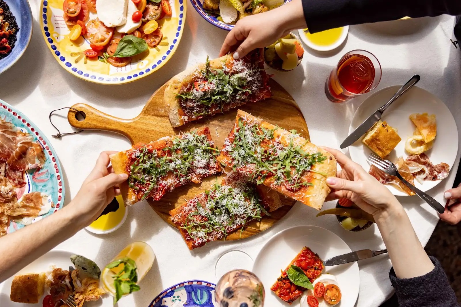 Delicious Italian food at The Intercontinental 