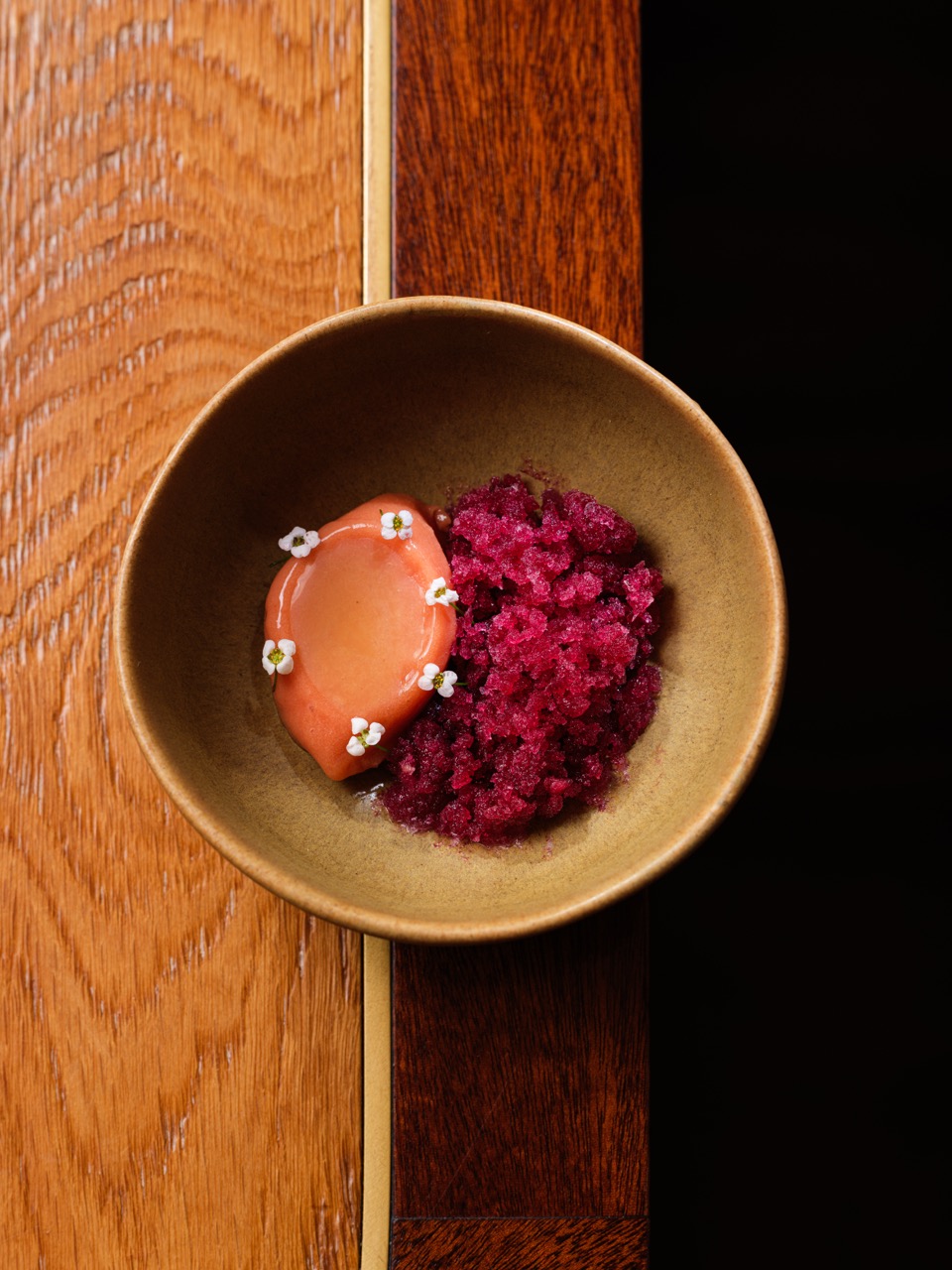 Guava and strawberry grape granita, Bibi. 