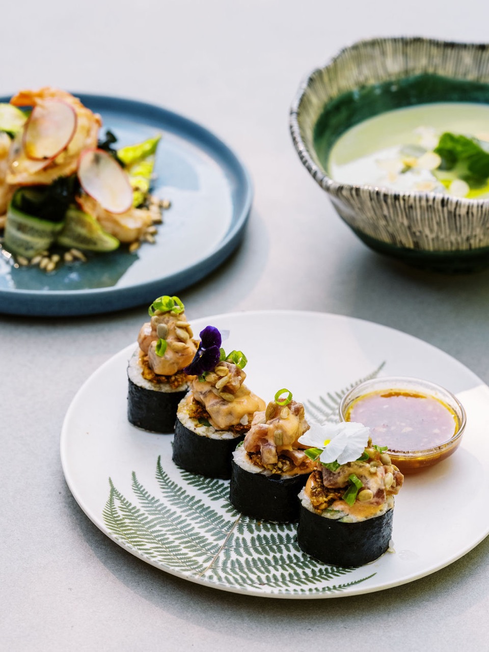 Sushi in The Hamptons. 
