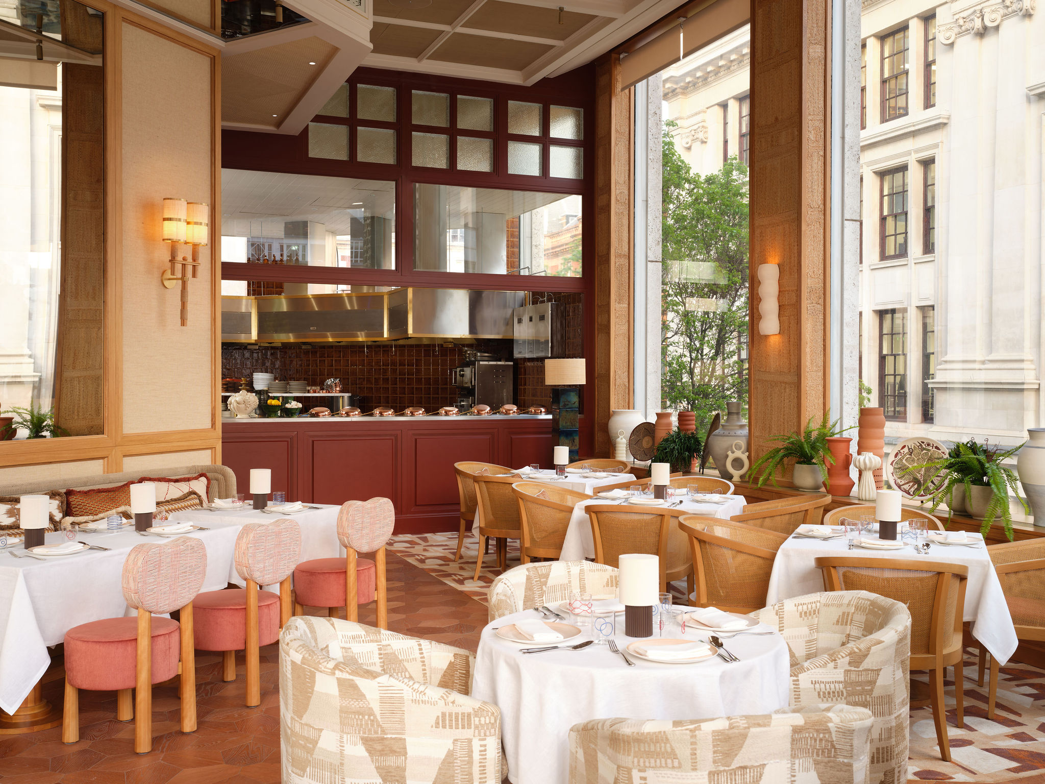 Riviera luxury restaurant.