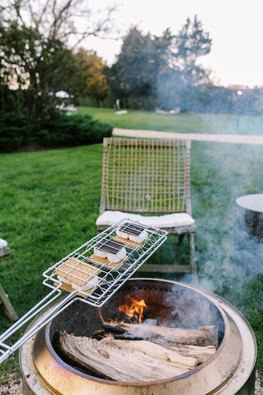 S'mores in The Hamptons. 
