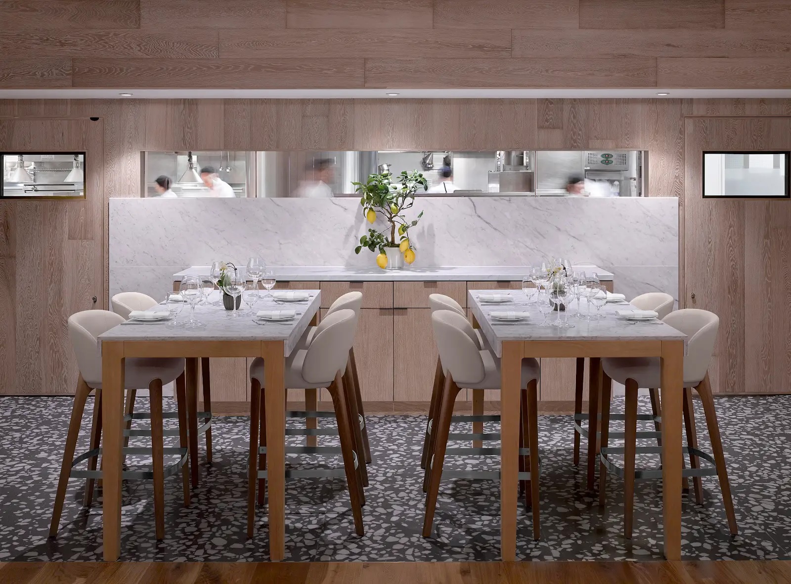 A look into the kitchen at Cucina Italiana 