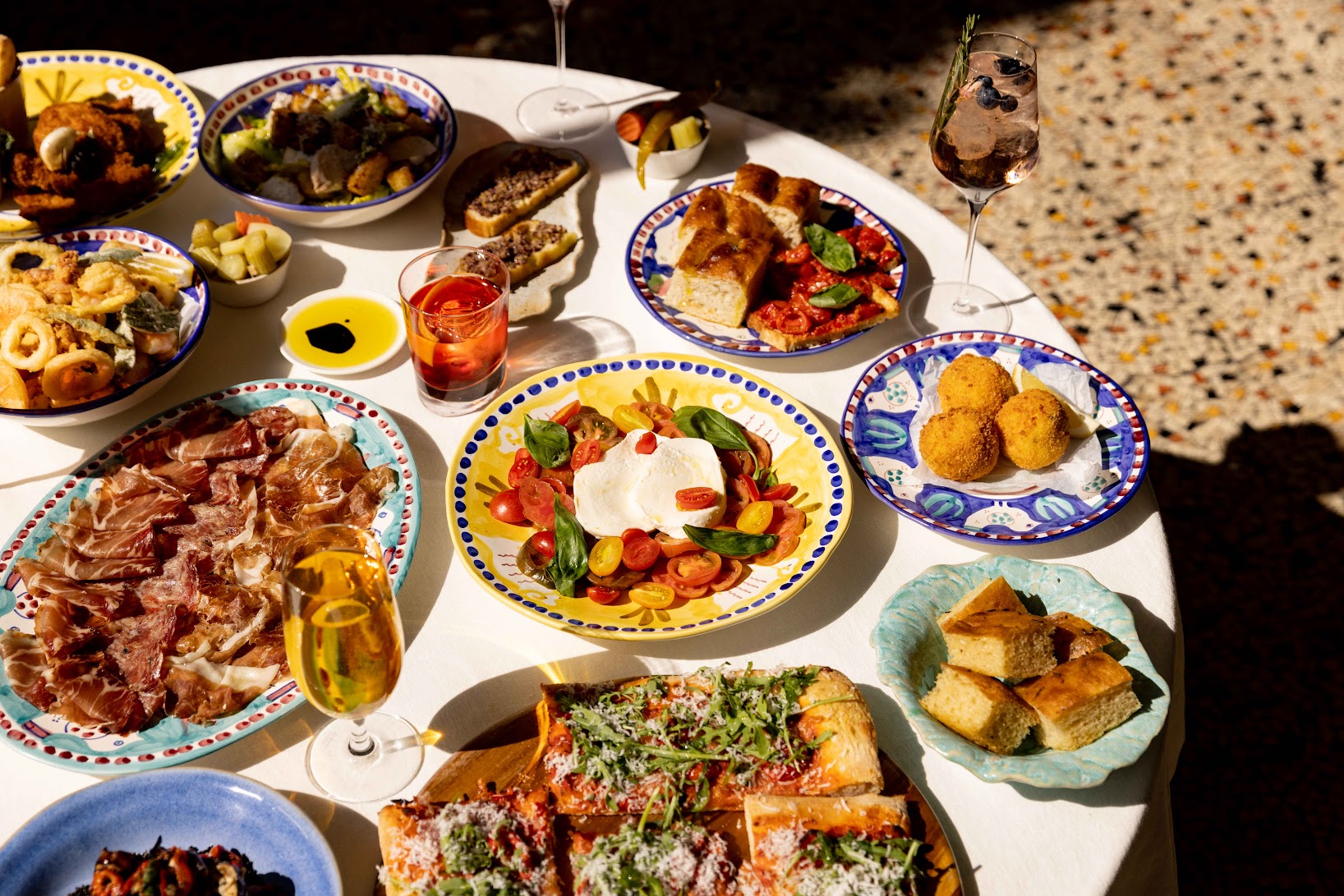 Italian cuisine at Theo's on the Terrace