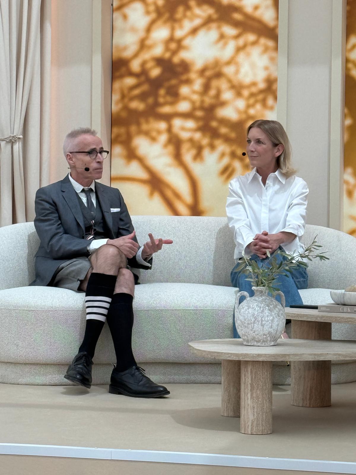 FT Business of Luxury Summit - Thom Browne and Floriane De Saint Pierre.