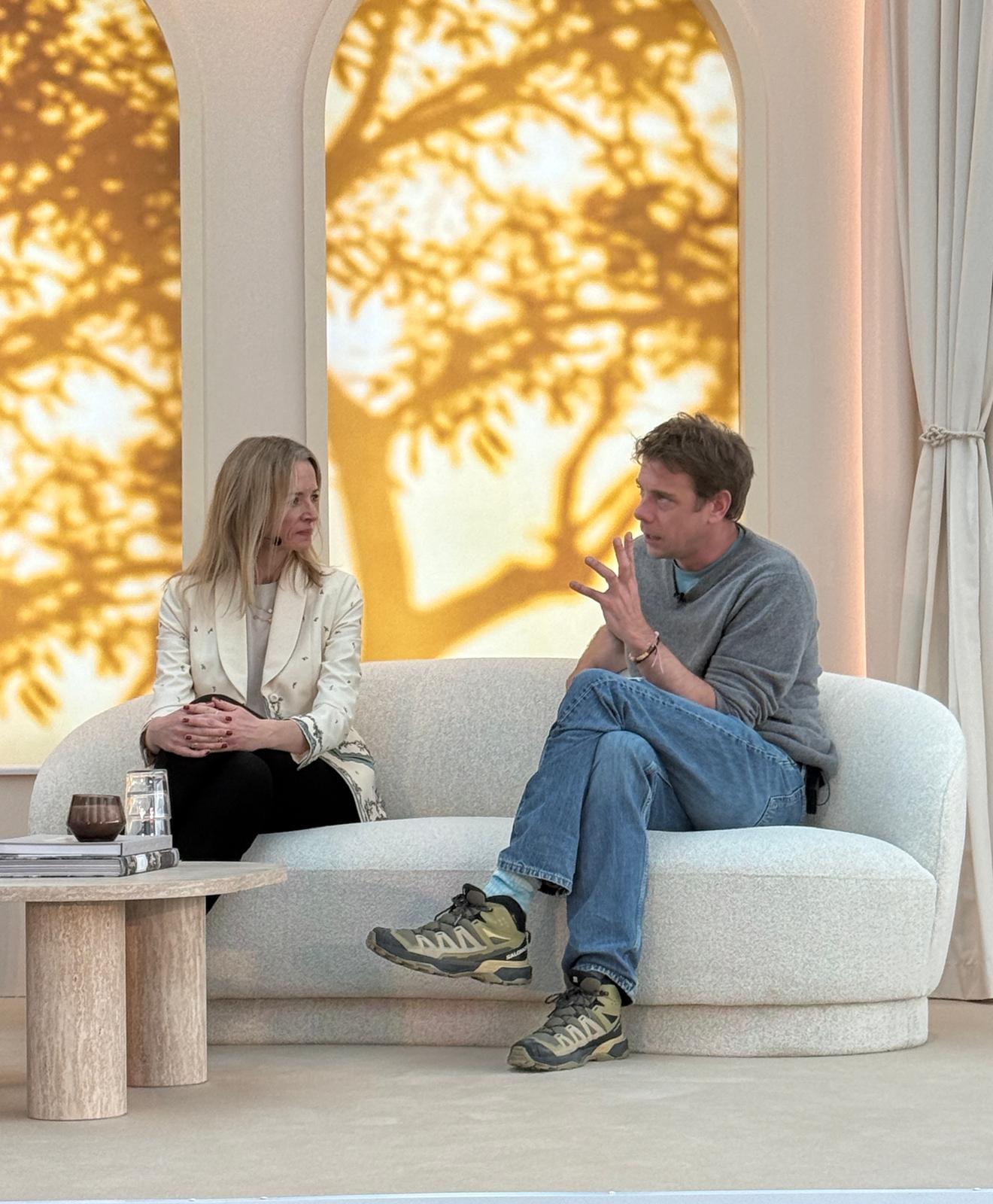 FT Business of Luxury Summit - Jonathan Anderson and Delphine Arnault. 