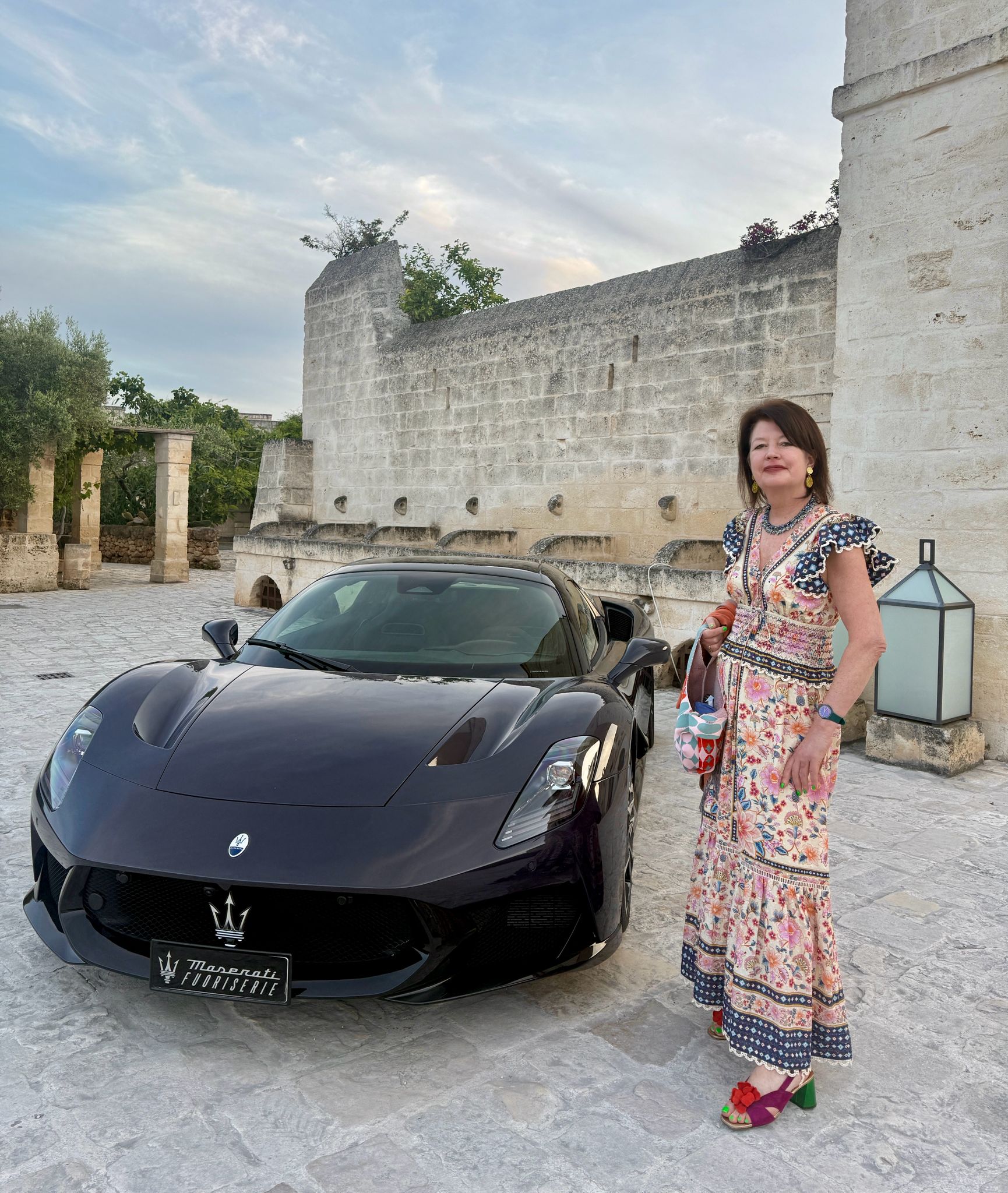 A Maserati at The FT Business of Luxury Summit. 