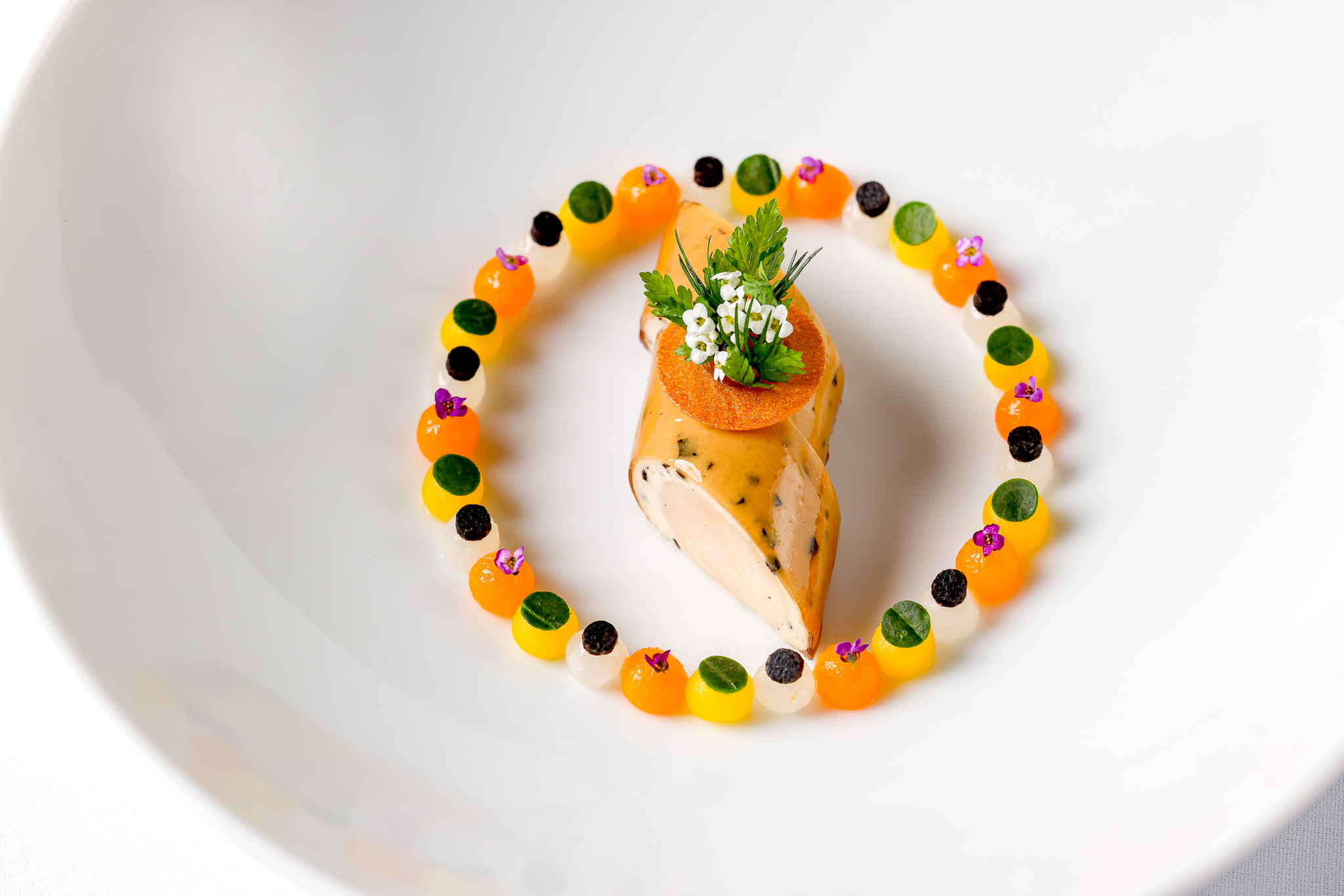 Chef Alex Dilling chicken dish. 