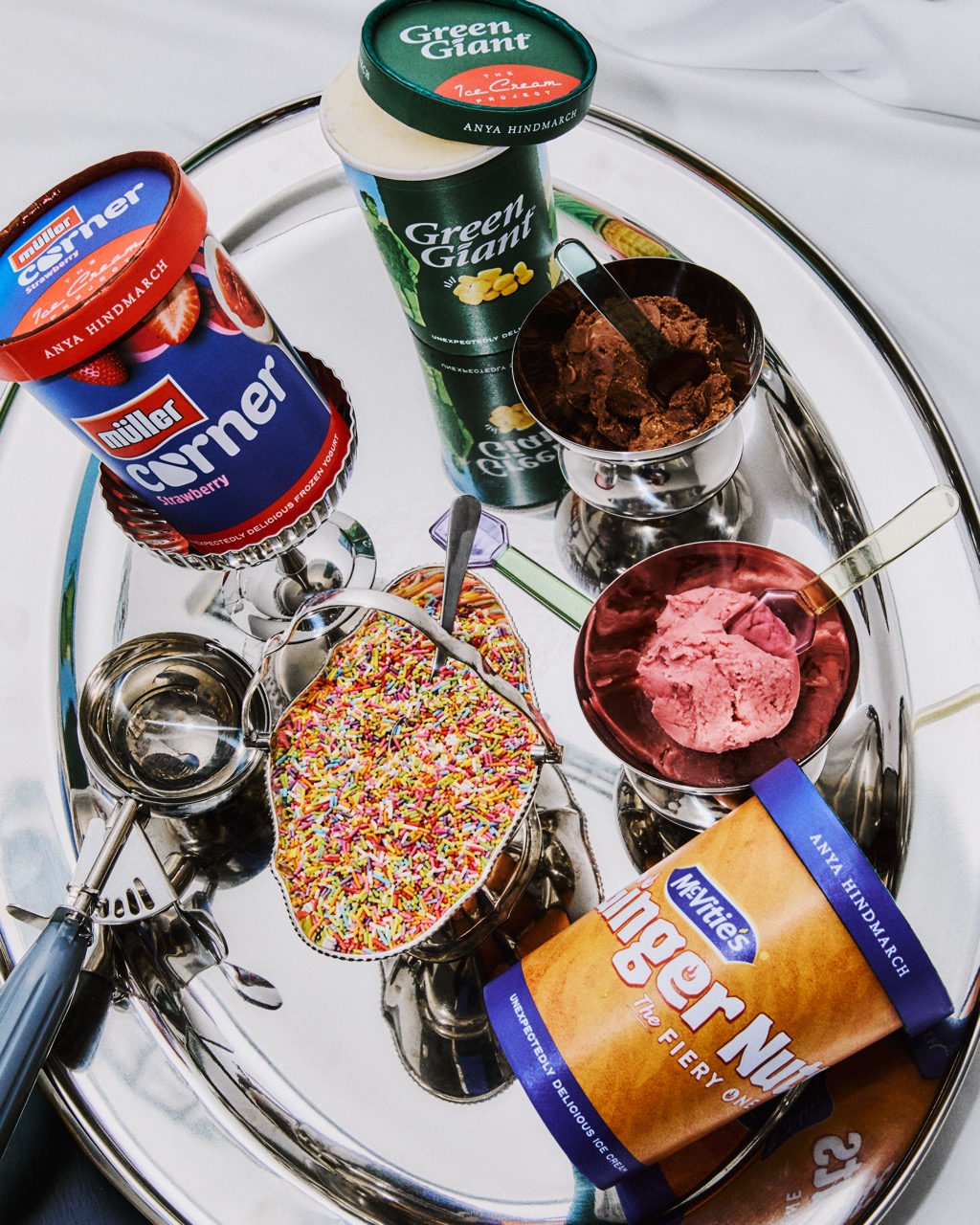 Anya Hindmarch ice cream project. 