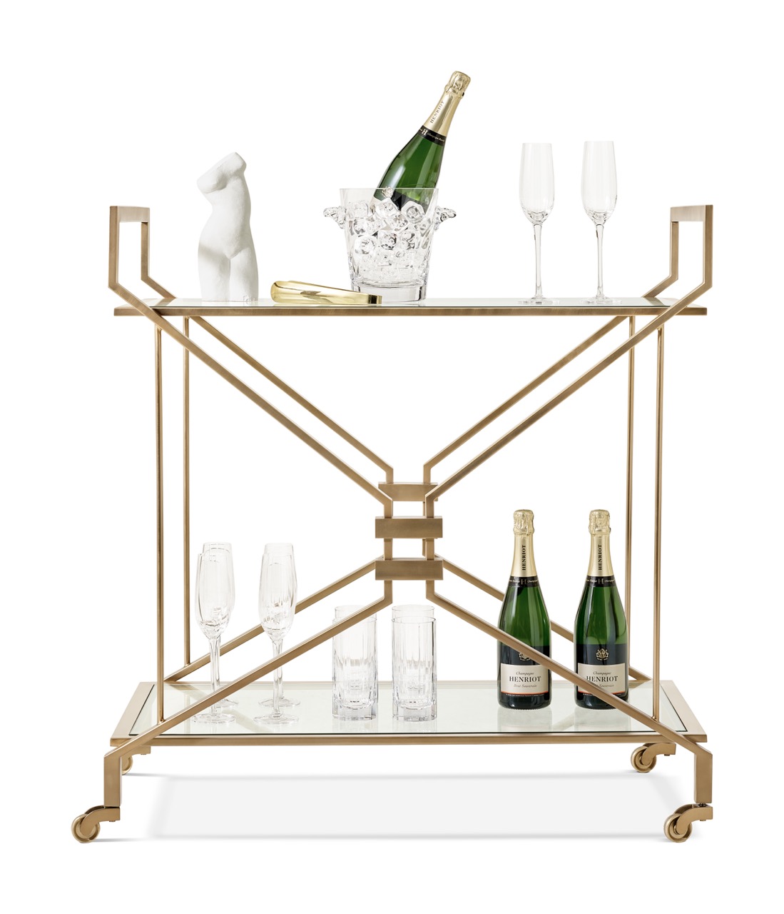 Wedding gifts - bar cart. 