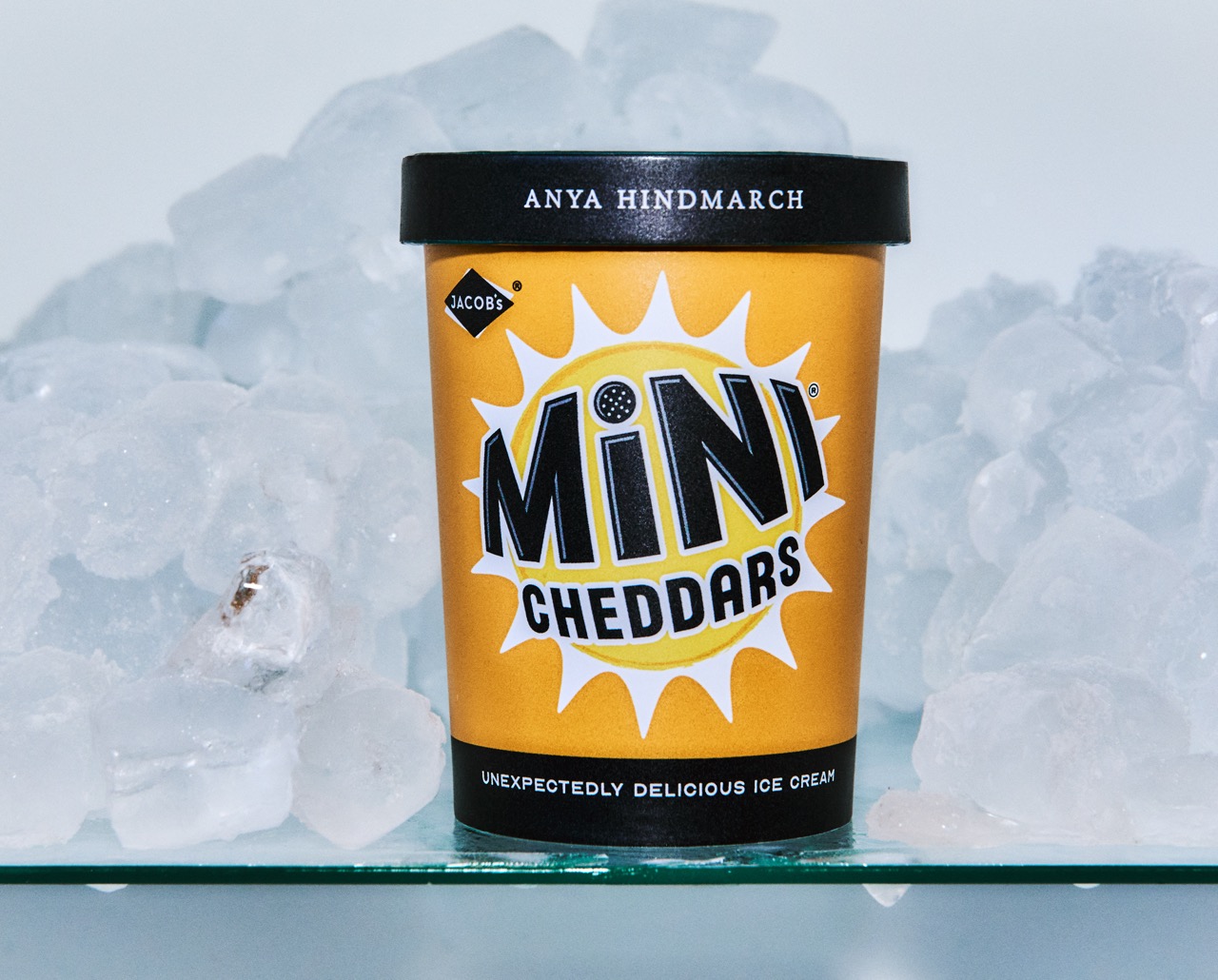 Anya Hindmarch ice cream mini cheddars. 