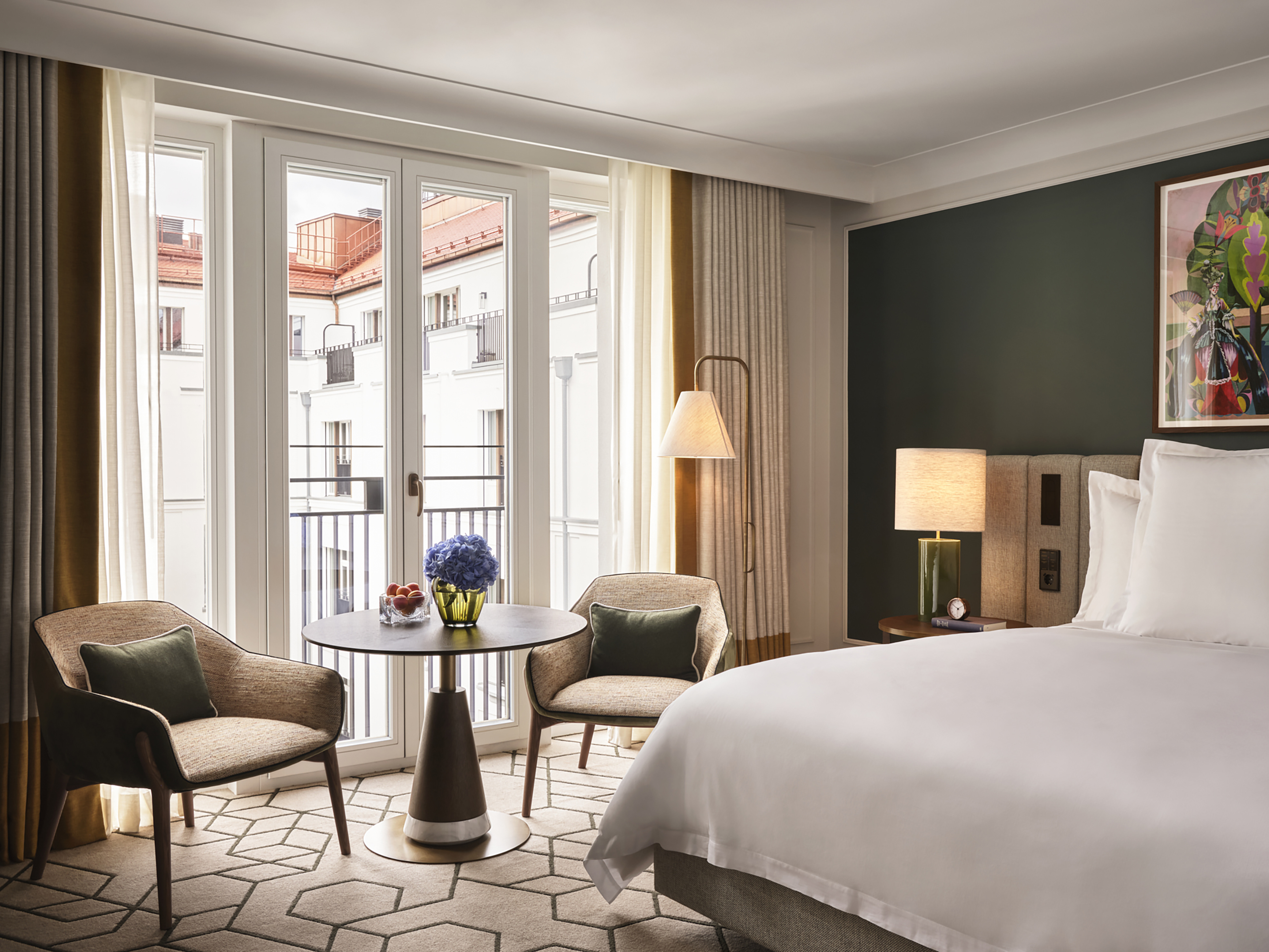 Munich hotels room. 