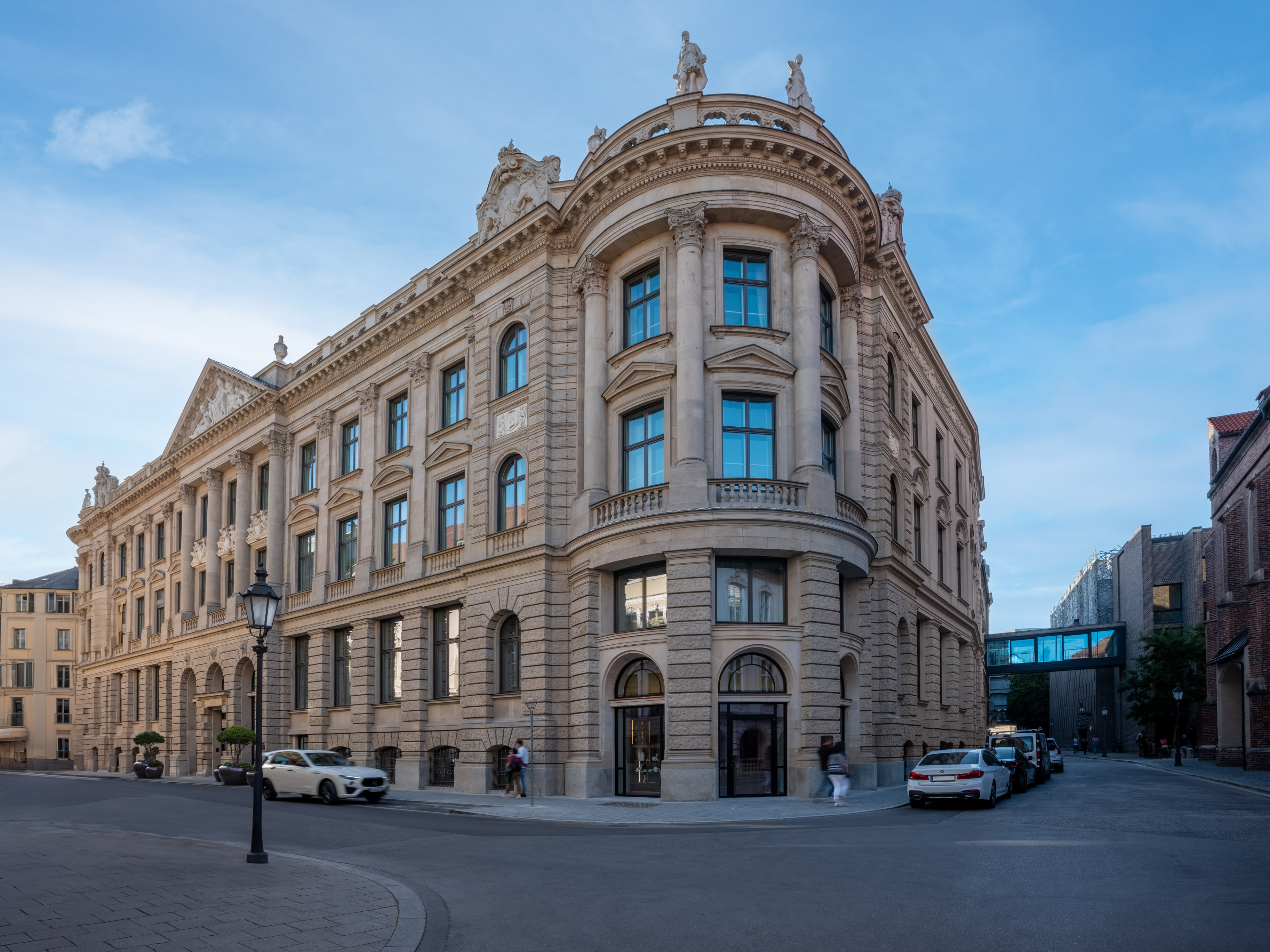 Rosewood Munich hotels exterior. 