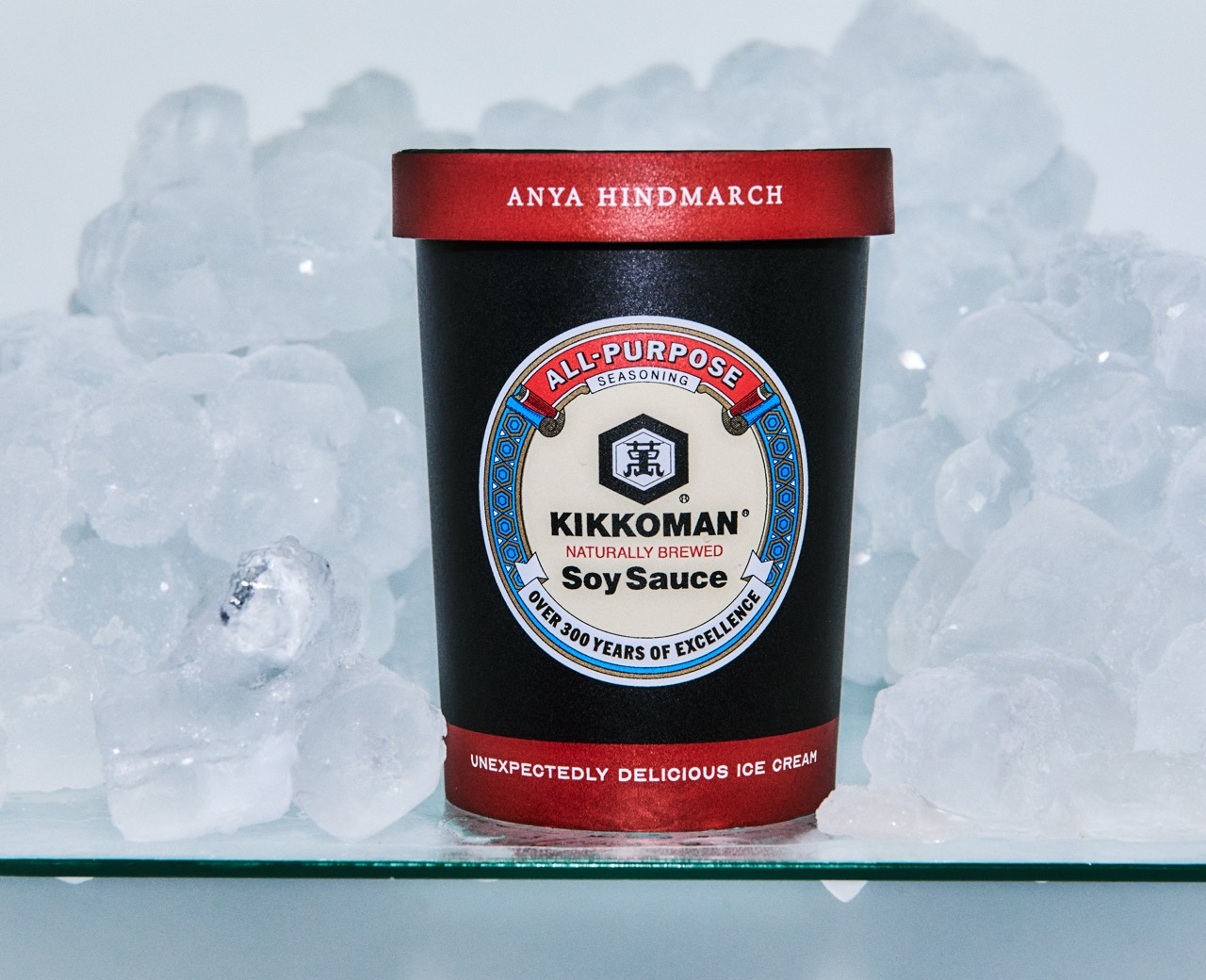 Anya Hindmarch ice cream soy sauce. 