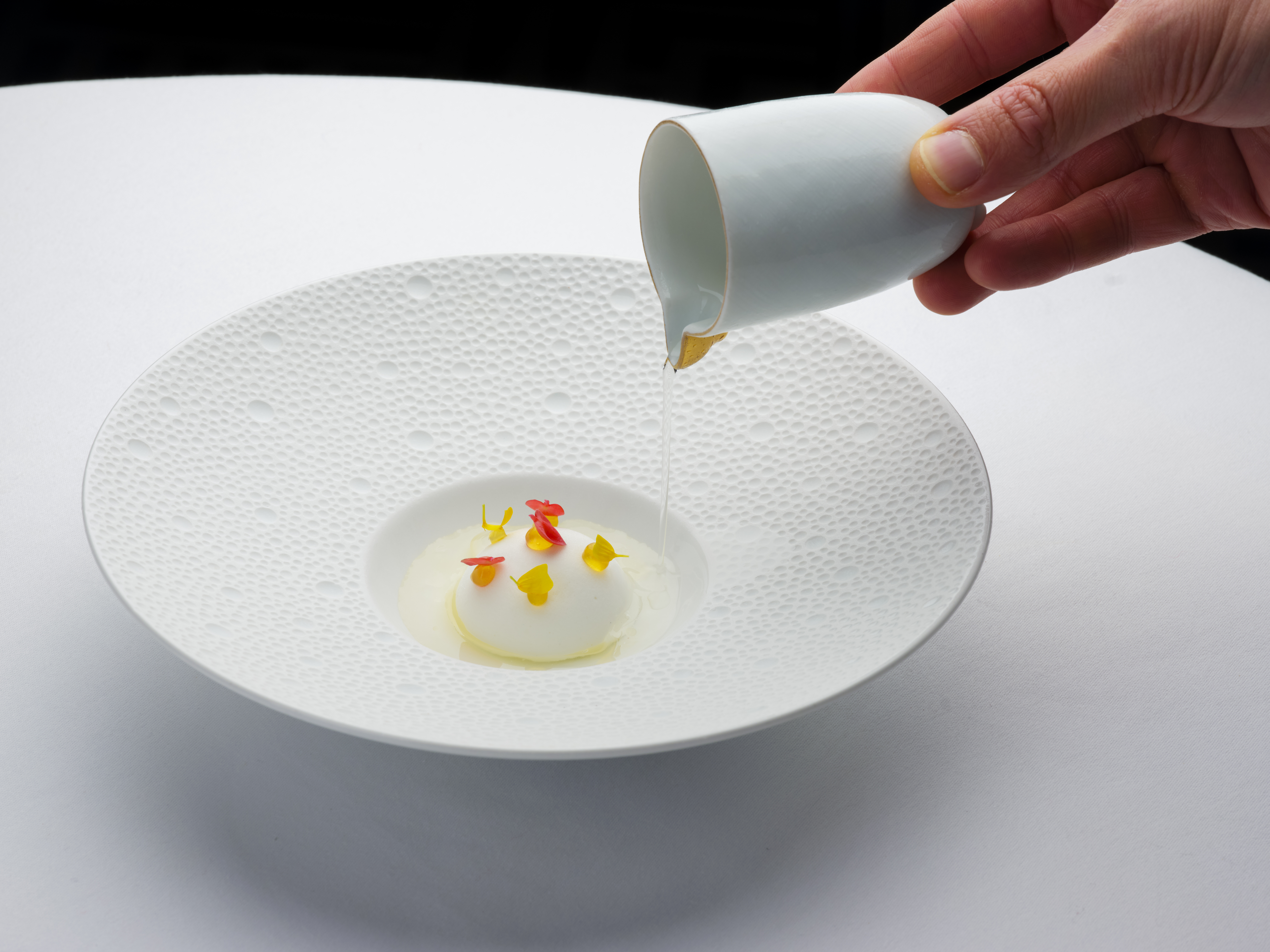 Pre-dessert at Ormer, Mayfair