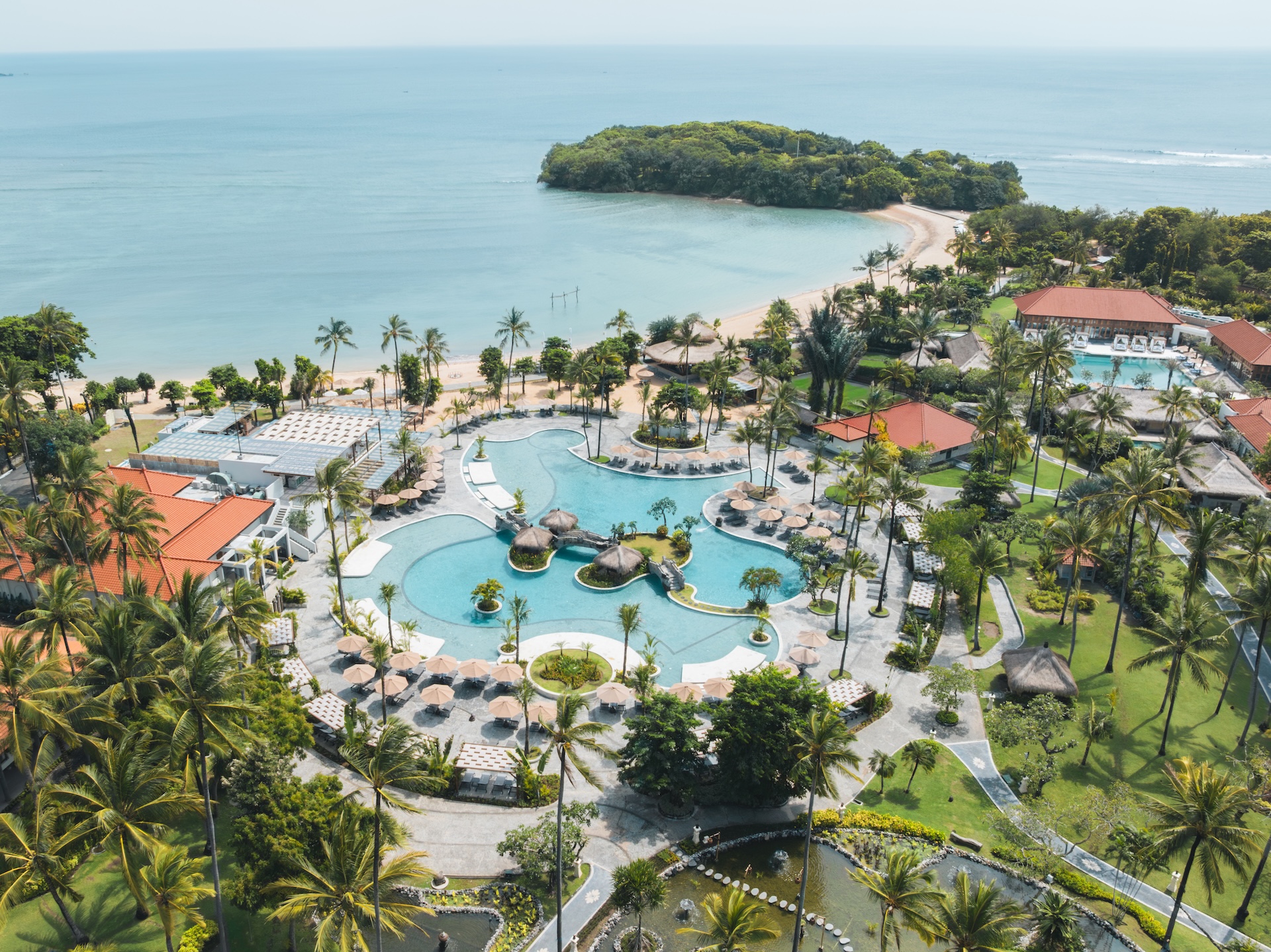 Paradisus Bali - aerial view. 