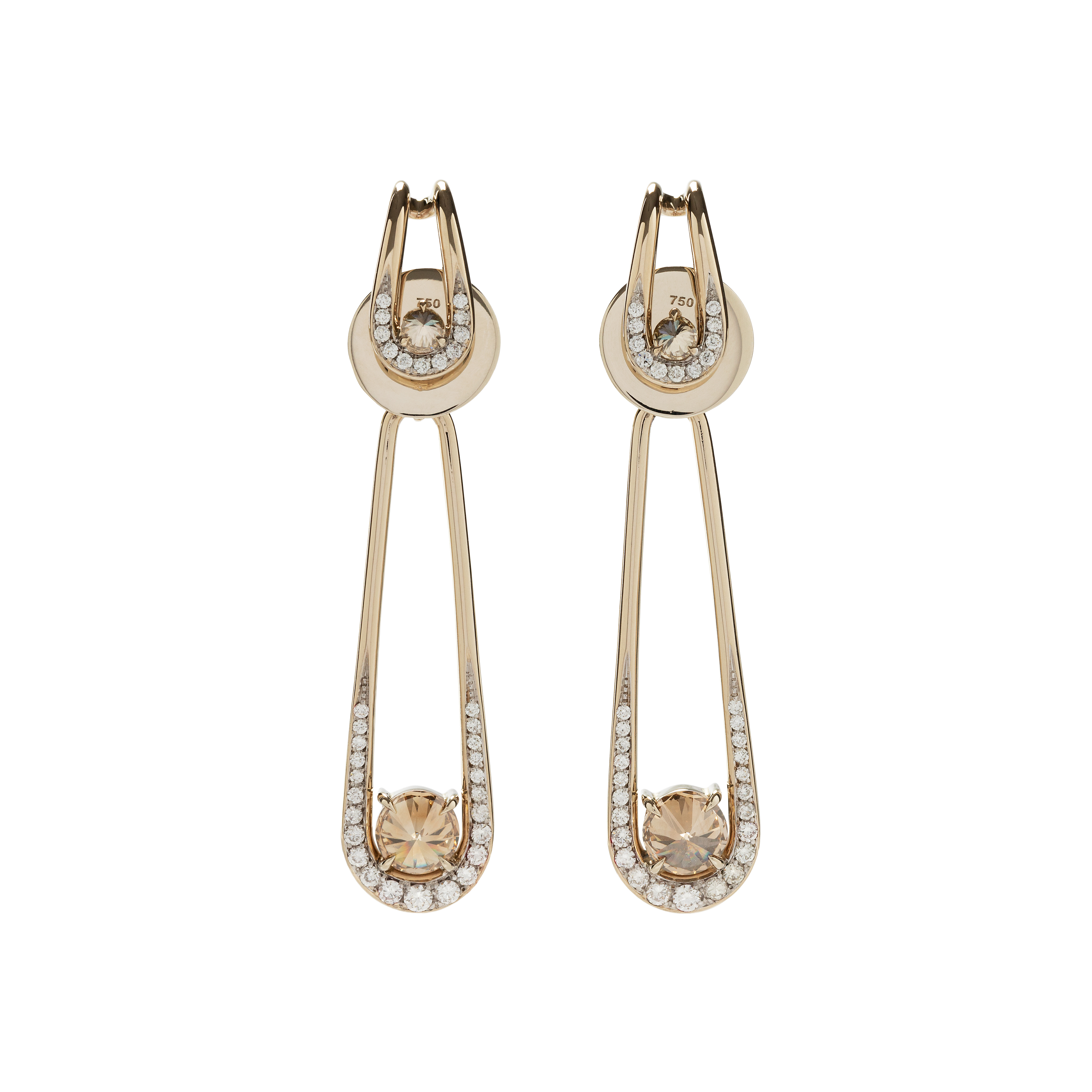 Ara Vartanian drop earrings, antique jewellery. 
