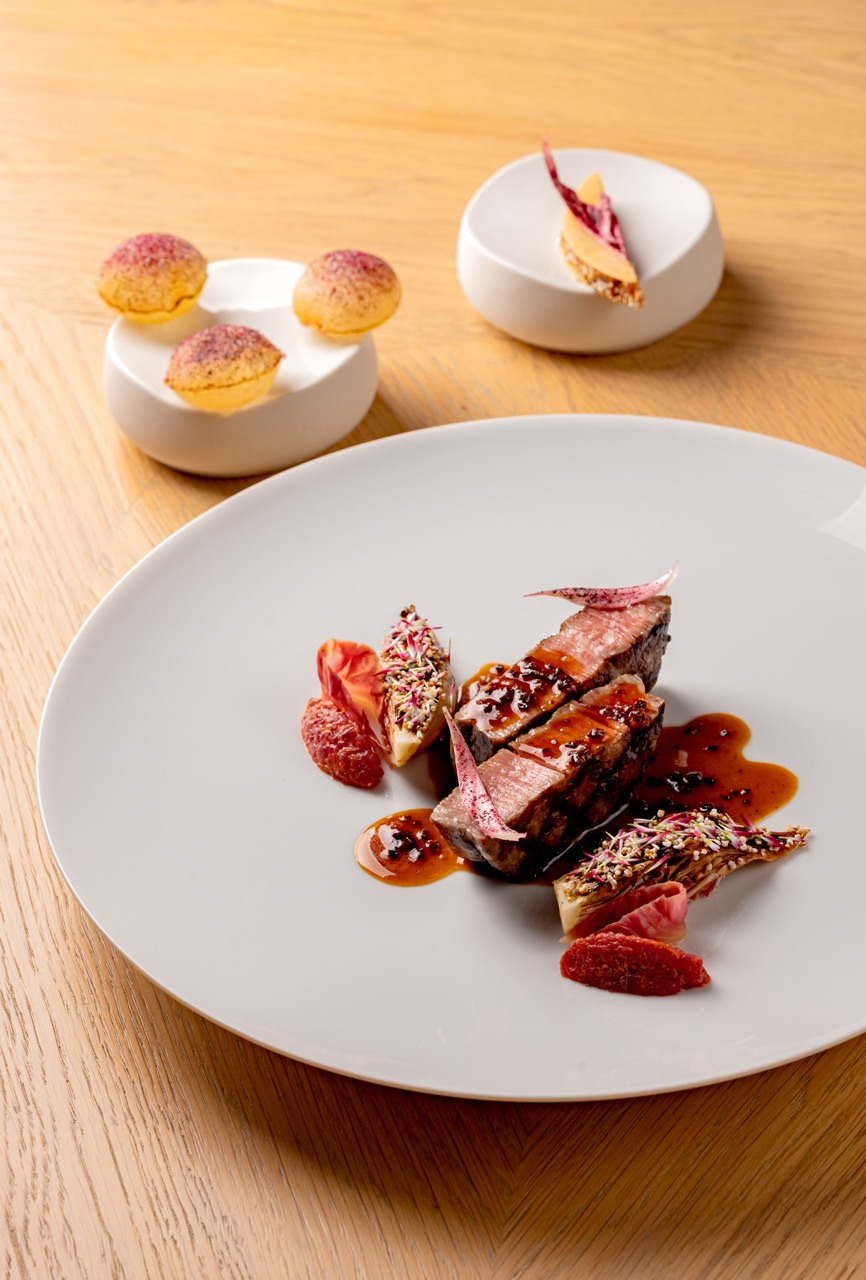 Hélène Darroze tasting menu. 