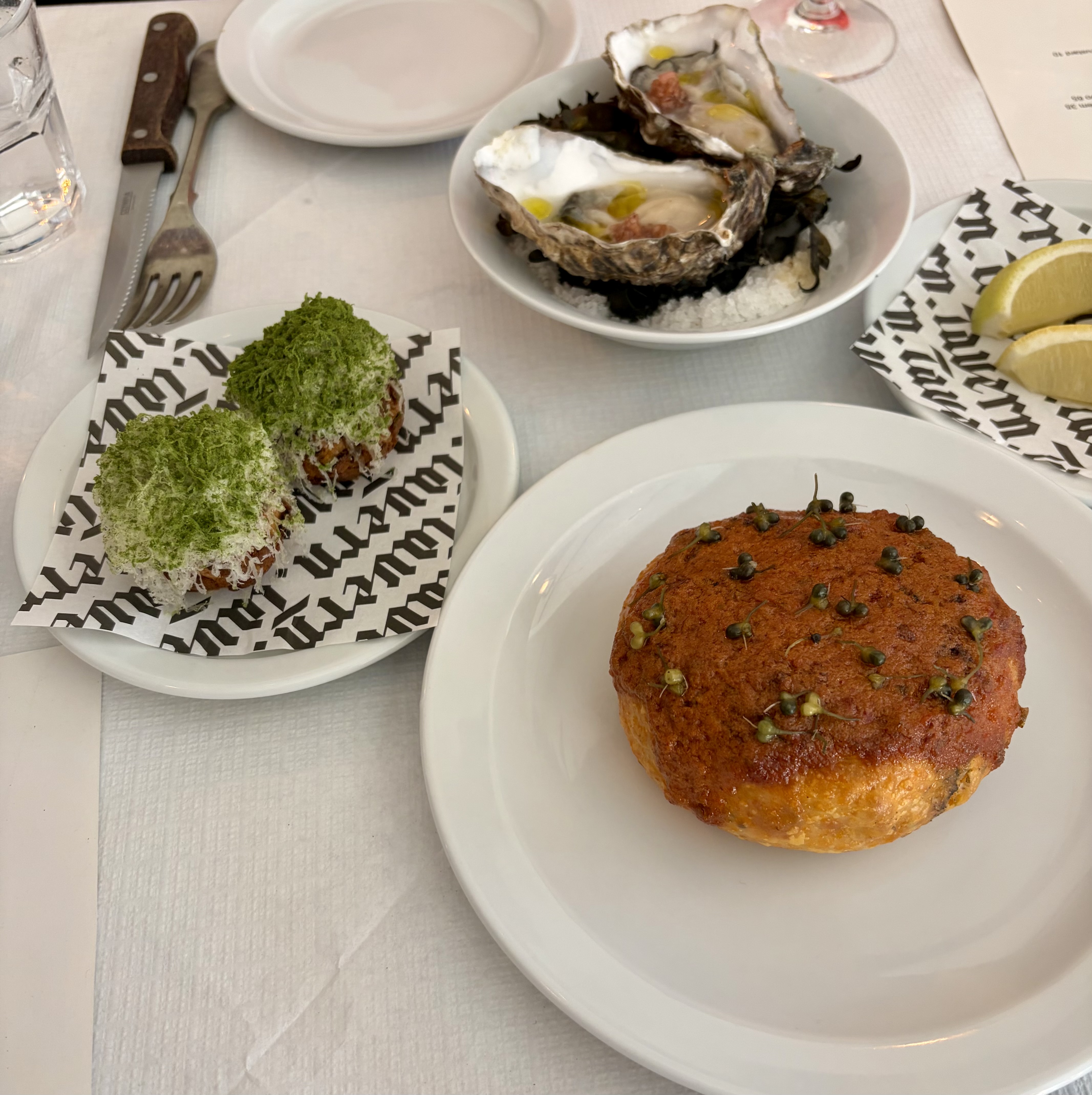 Starters at Tavern London