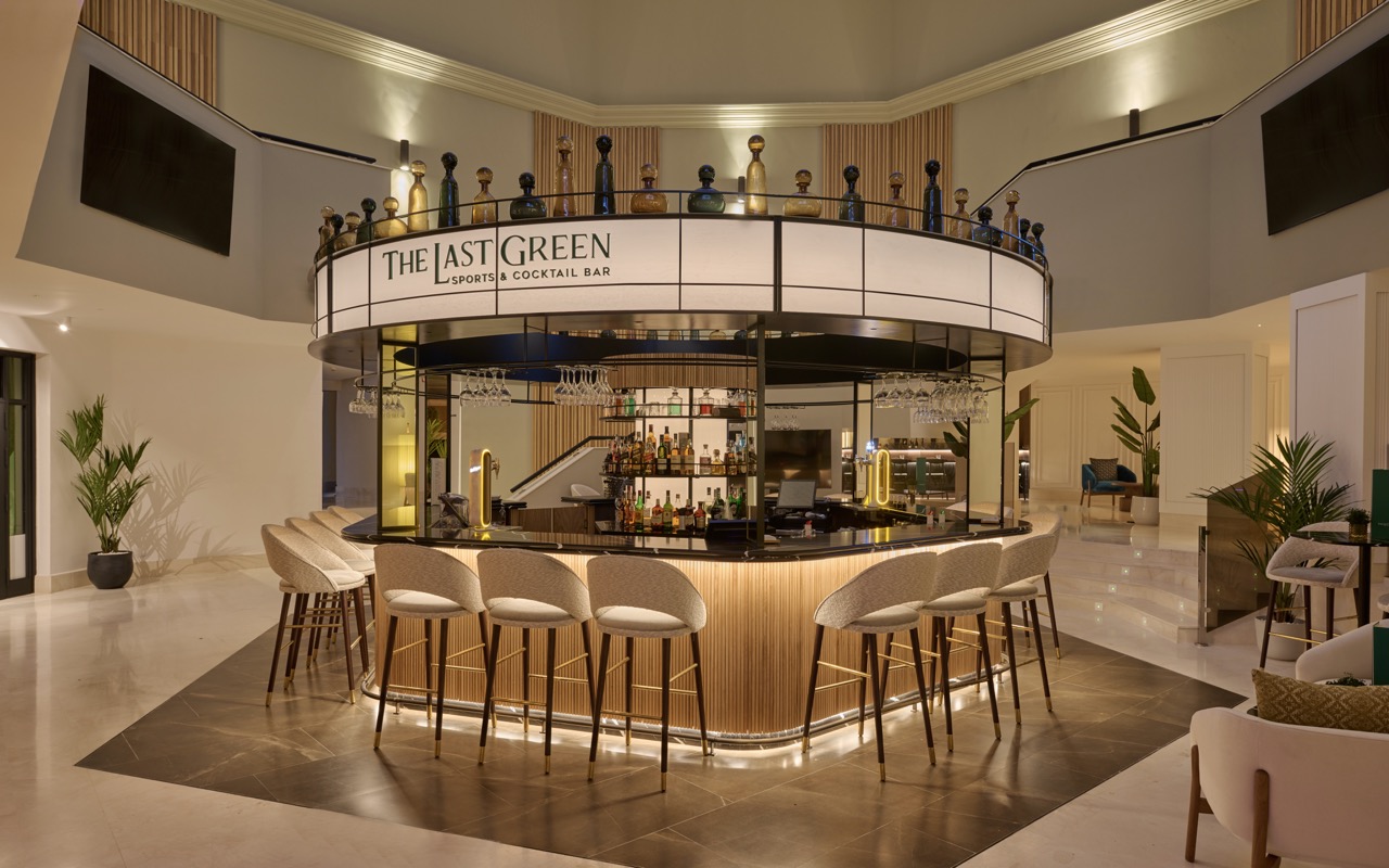 La Manga Club bar. 