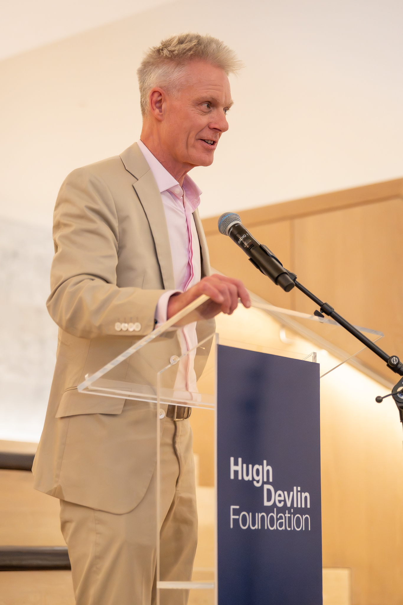 Hugh Devlin Foundation - Tim Marlow OBE. 