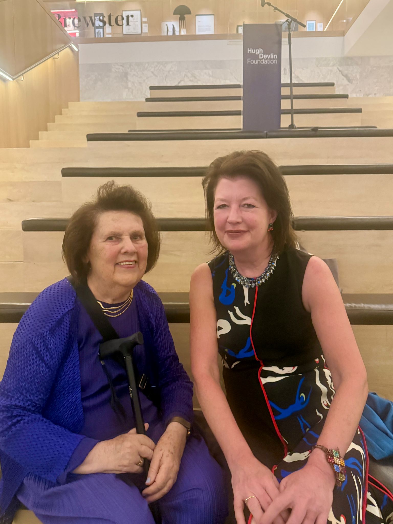 Hugh Devlin Foundation - Lisa Barnard and Suzy Menkes. 