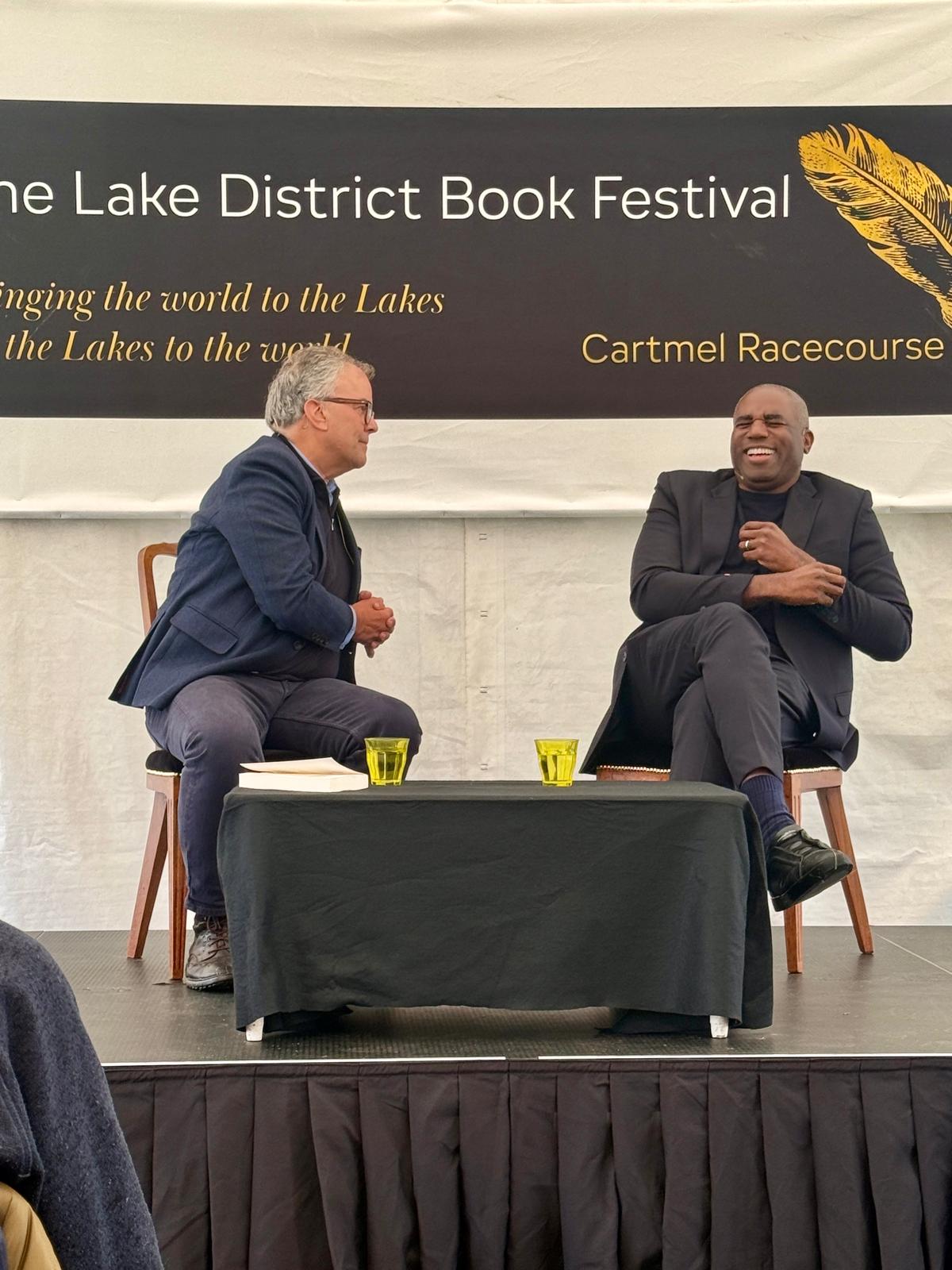 David Lammy - Lake District Book Festival. 
